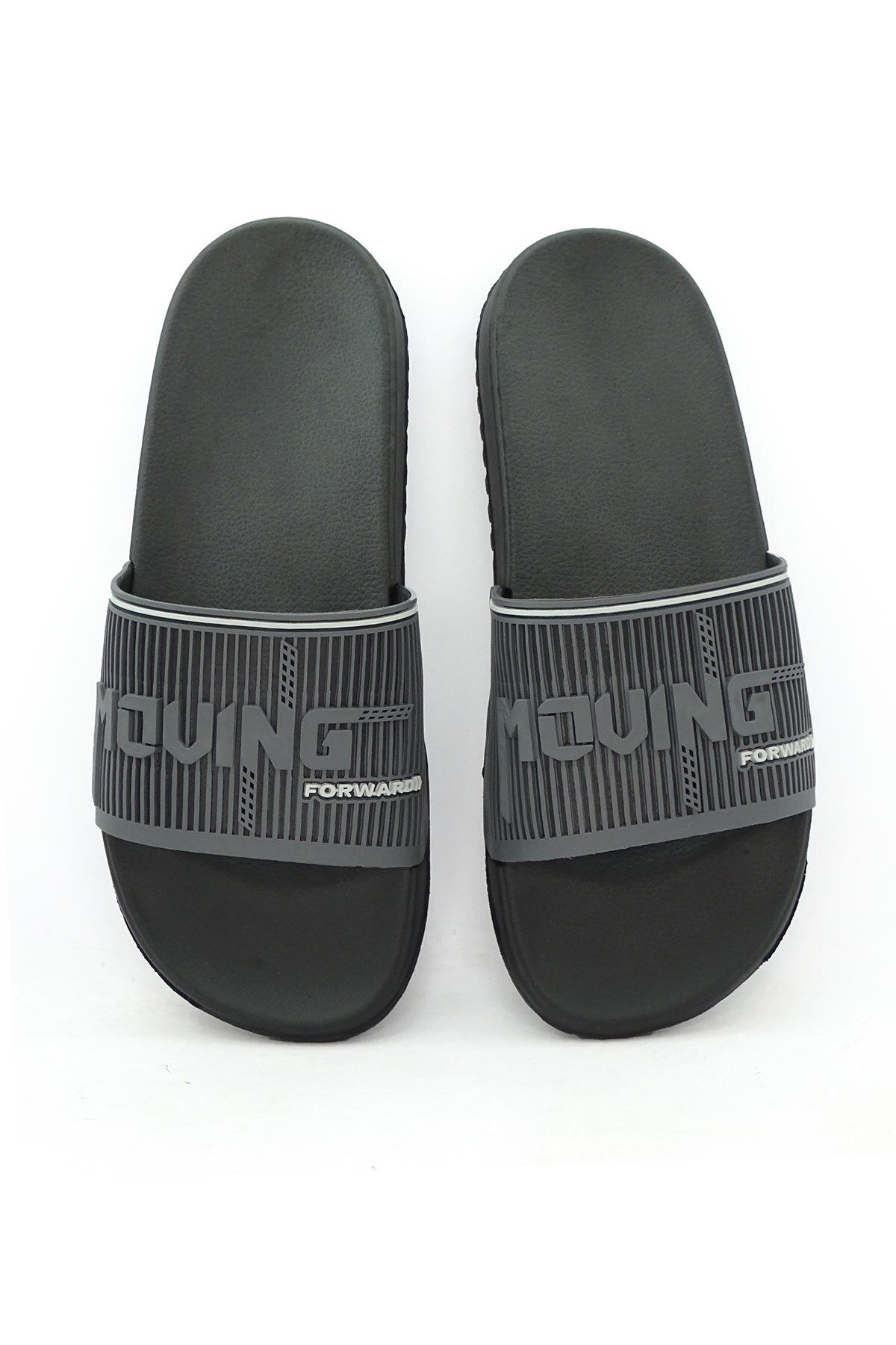 LETAO-Men's Black Mover Slippers - Suitable for Comfortable Beach and Pool Wet Floor 5