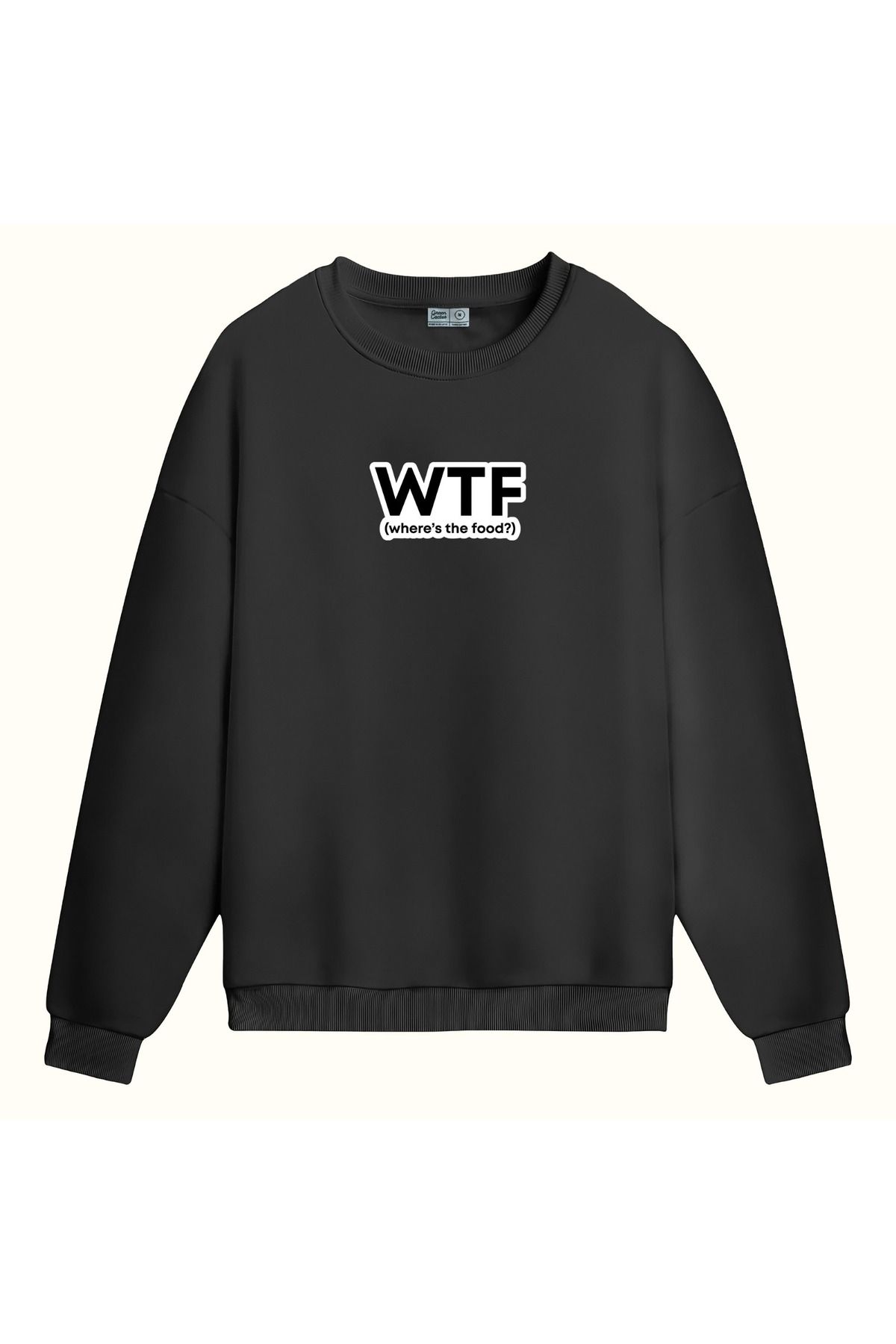 BLACKMAYS WTF? tasarımlı sweatshirt