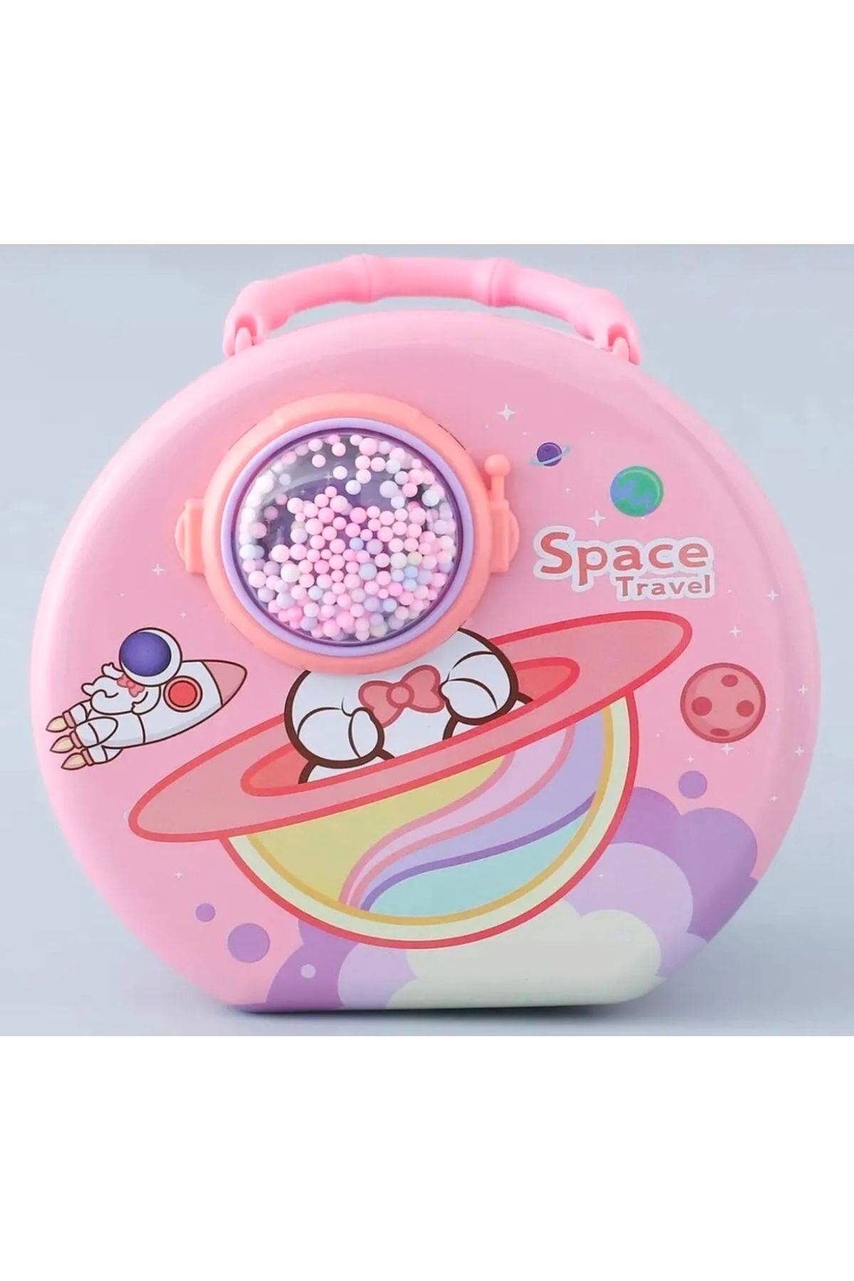 Kayra Stone Şifreli astronot metal kumbara pembe