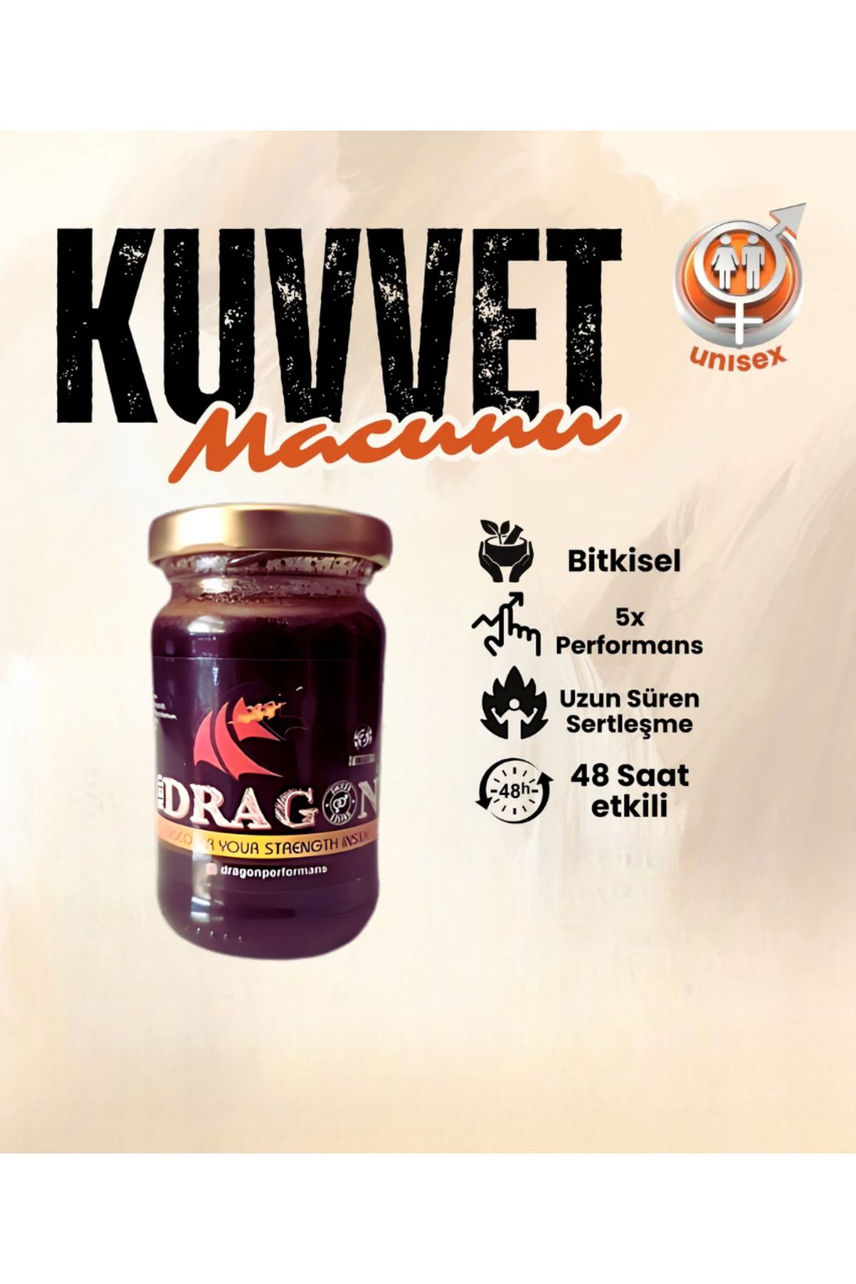 ABU ŞİFA BİTKİSEL & KOZMETİK ÜRÜNLER Red Dragon Ballı Ginsengli Tribuluslu Macun Güc Yükseltici 110 Gr Macun 1 Adet