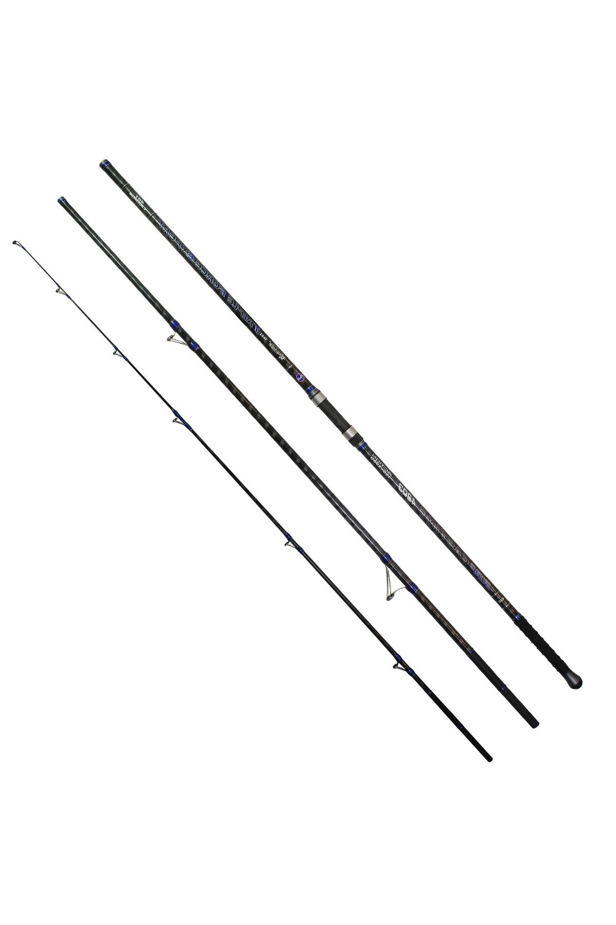 CAPTAIN 1652 Triple Force Expert FUJİ 3 Parça 420Cm. Surf Olta Kamışı 300gr Atar