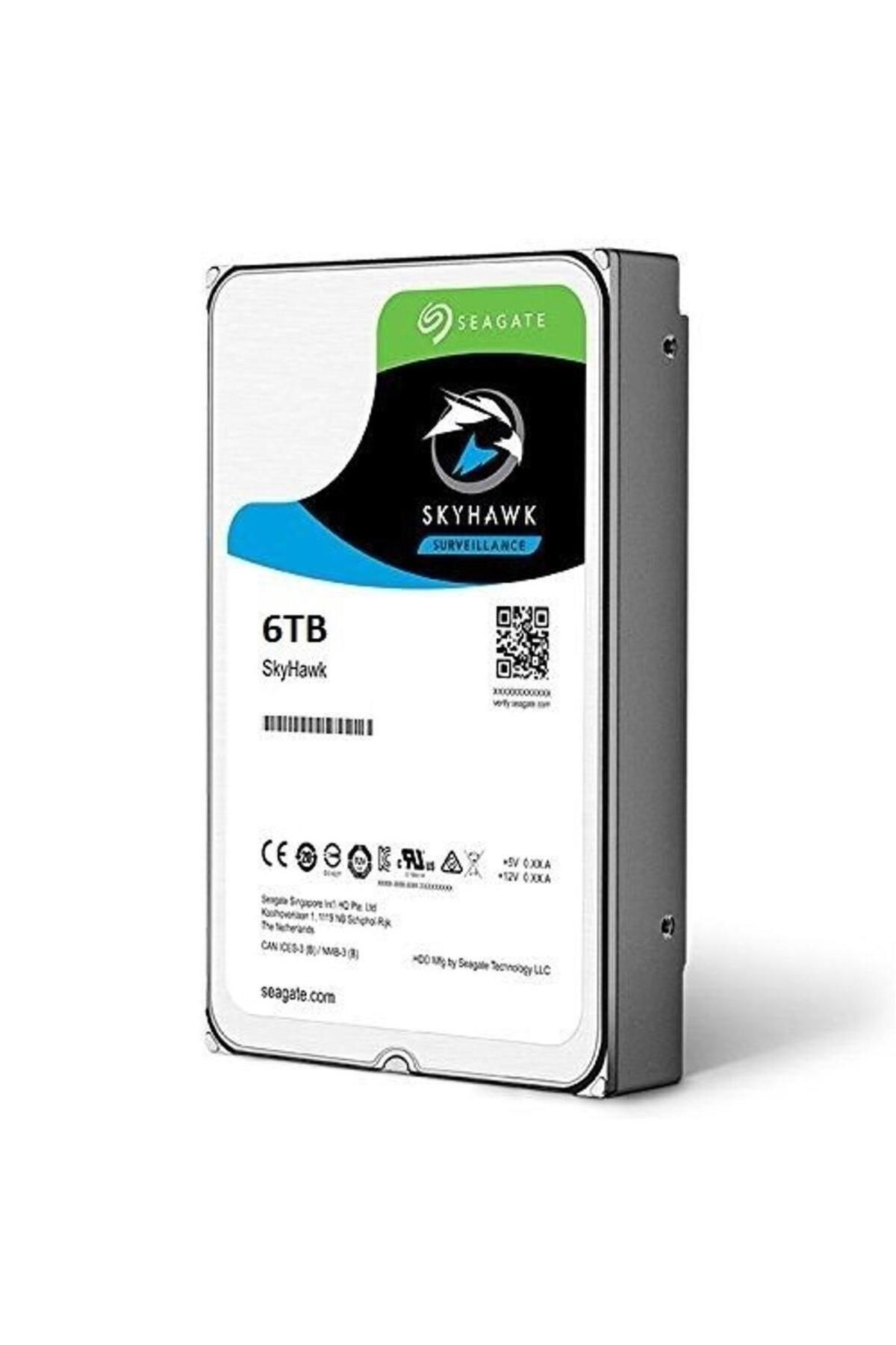 BLS STORE Seagate 6Tb Skyhawk 3,5" 256Mb 7200 St6000Vx0023 Harddisk (İthalat)