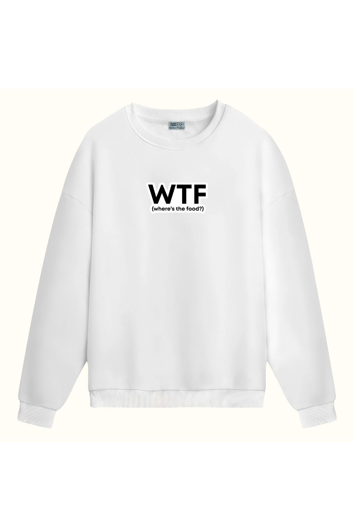 BLACKMAYS WTF? tasarımlı sweatshirt