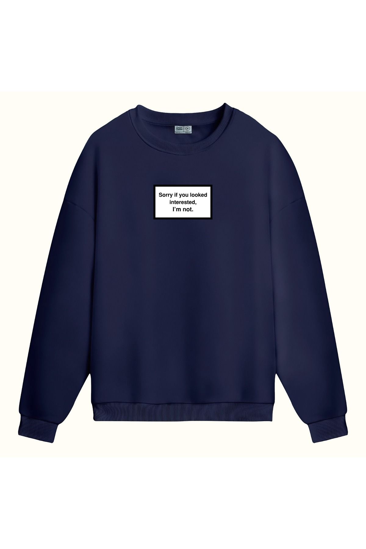 BLACKMAYS ı'm not tasarımlı sweatshirt