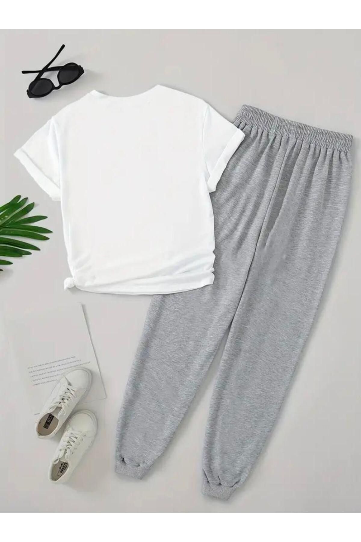 Medinenur-Plz İs It Printed T-shirt Φούτερ Jogger Άνετη φόρμα φόρμας 2