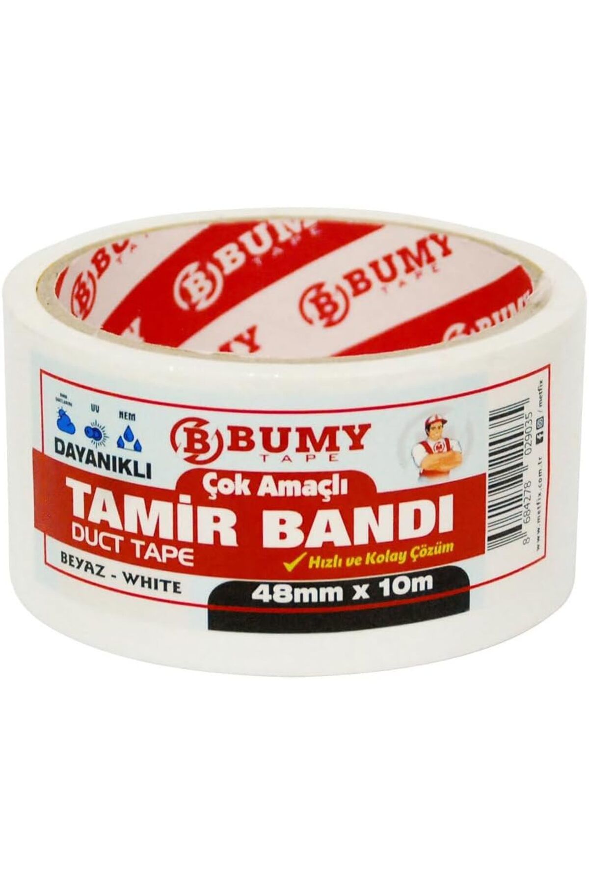 NcK TAMİR BANDI 48 MM X 10 MT/BEYAZ