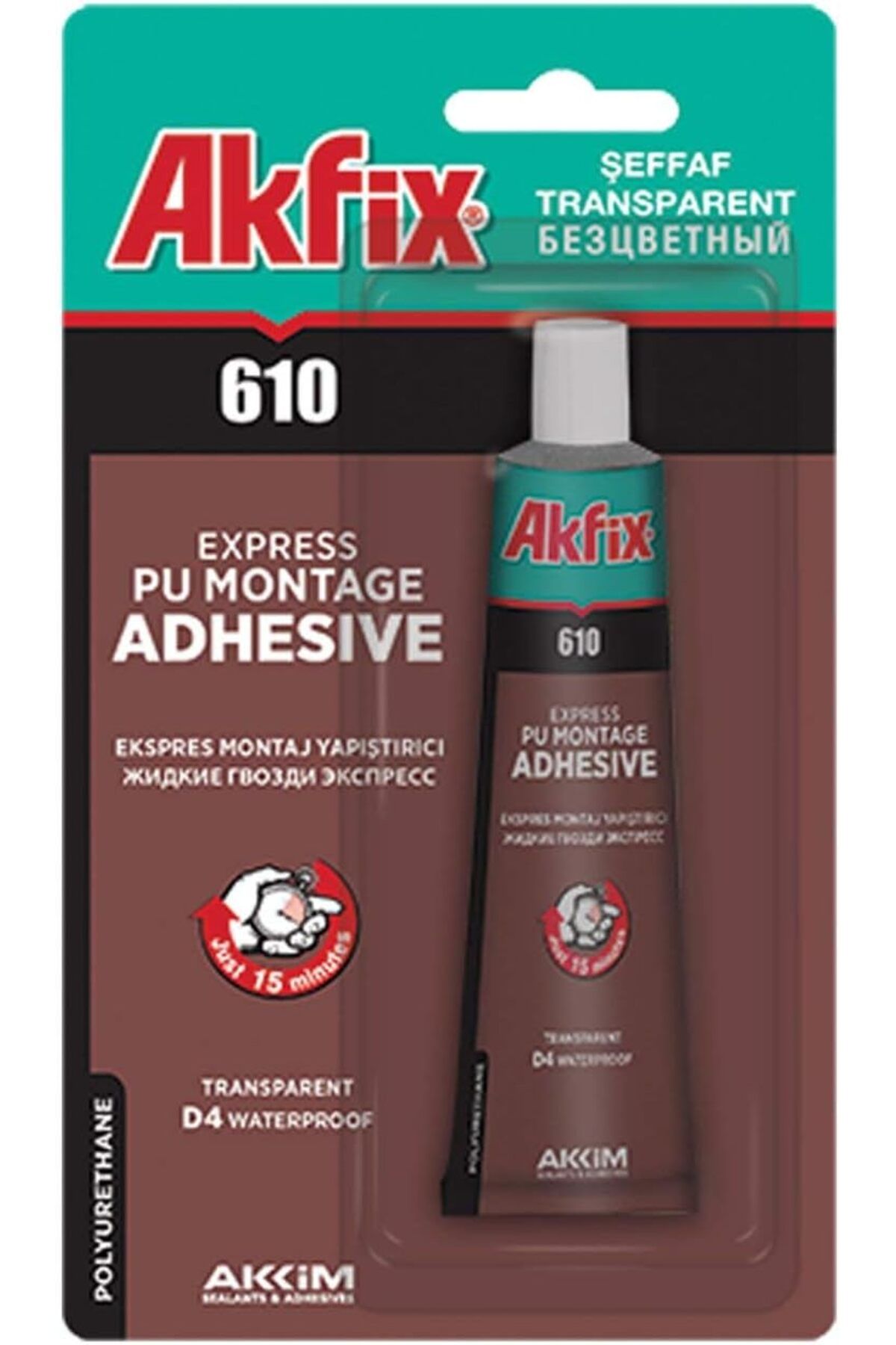 NcK Expres Pu Sıvı Şeffaf Çivi 50ml - GA305