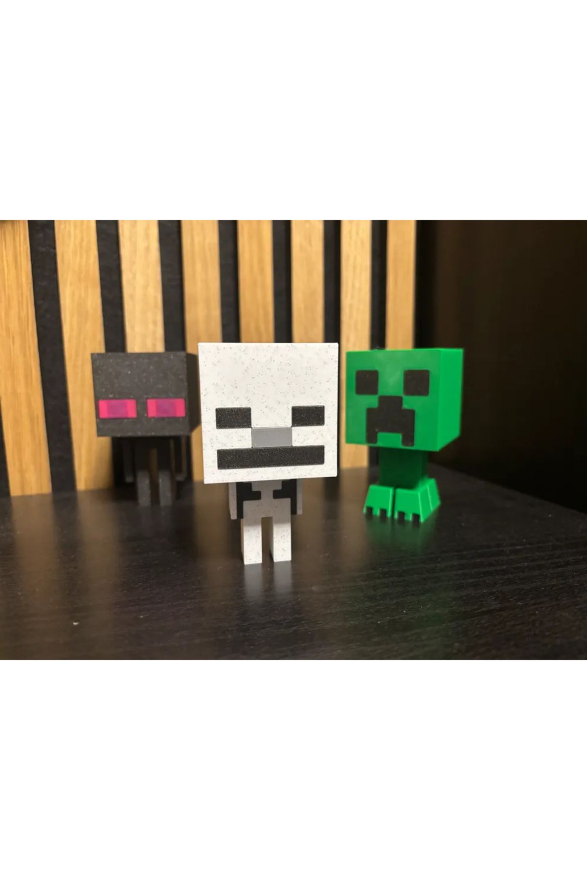 Tenzo Minecraft İskelet Creeper Enderman 10cm 3 lü Figür