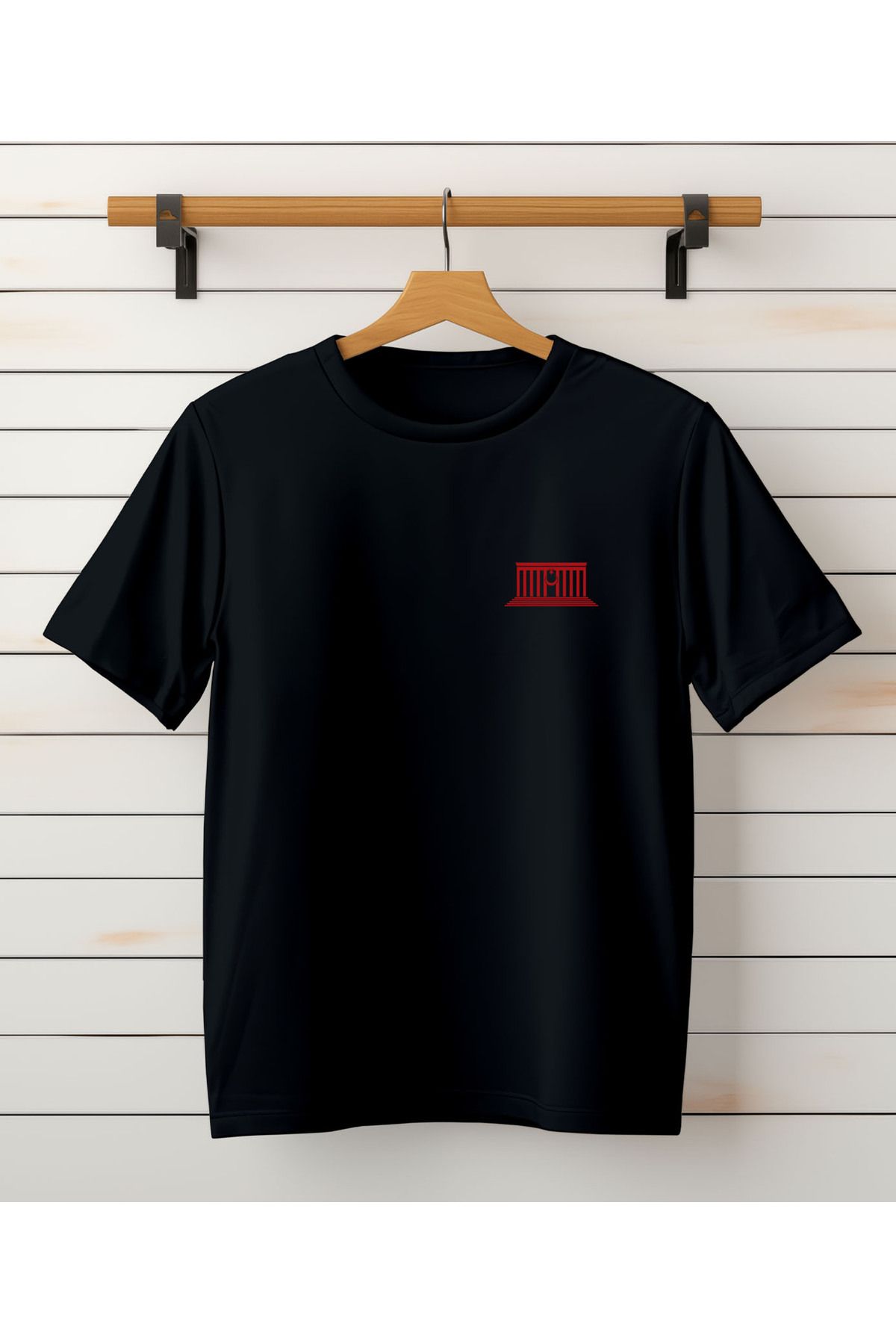 ASELİNDA Gazi Mustafa Kemal ATATÜRK Baskılı Unisex T-Shirt -Anıtkabir Detaylı Tişört