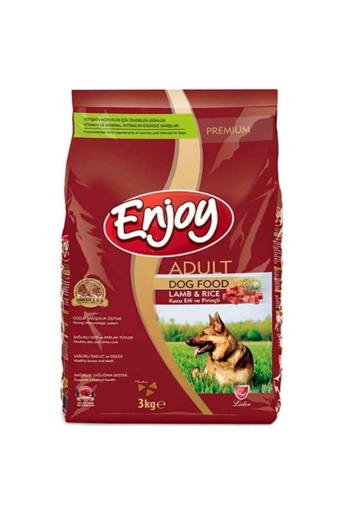 Enjoy Köpek Maması Kuzu Etli ve Pirinçli 3 Kg