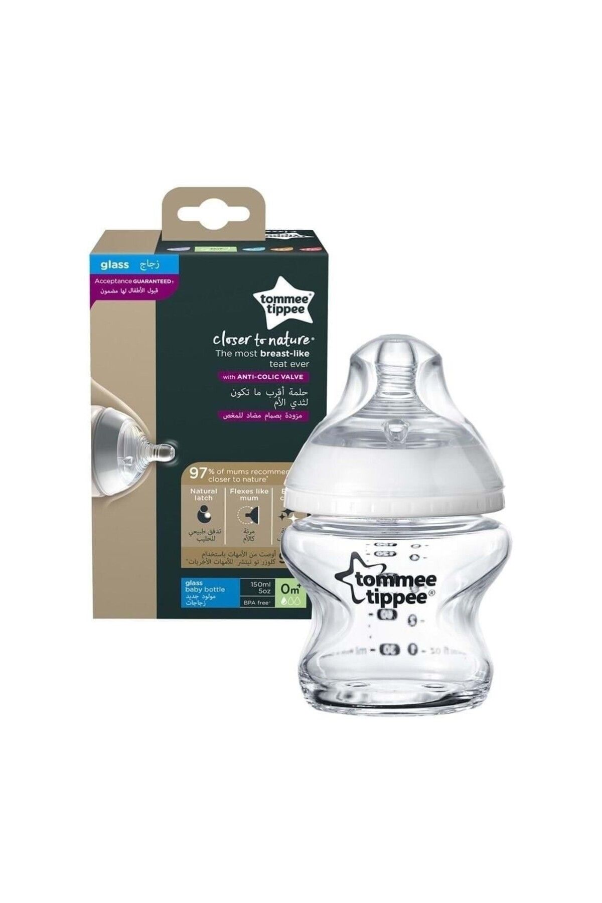 tommee tippee Naturel Cam Biberon 150 ml