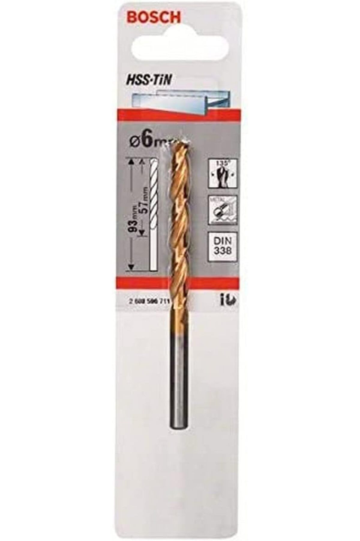 STOREMAX alnsgrup Professional Matkap Ve Kırıcı Delici Uçları, Metal Matkap Uçları, Gri, 6 mm, 1 Adet