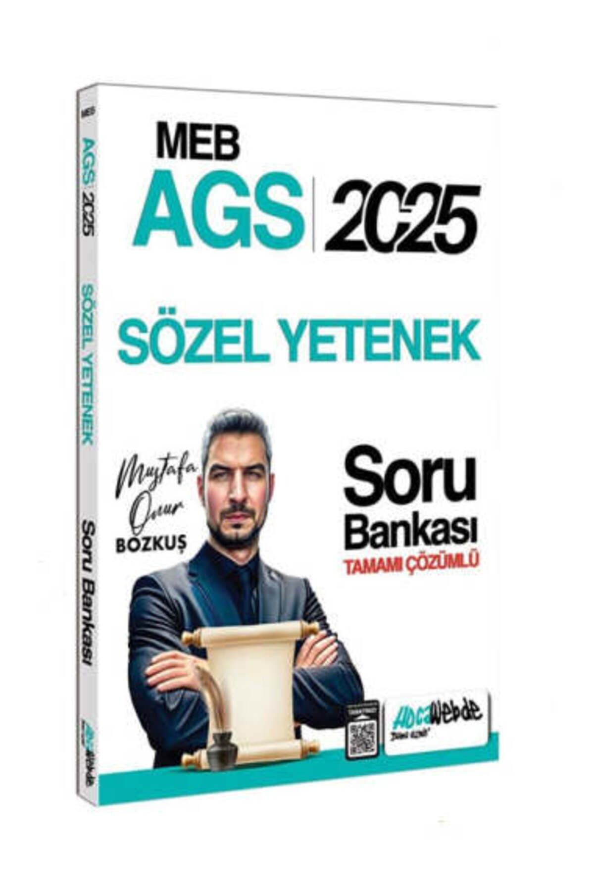 Garantör Akademi HocaWebde  2025 MEB-AGS Sözel Yetenek Tamamı Çözümlü Soru Bankası Yeni