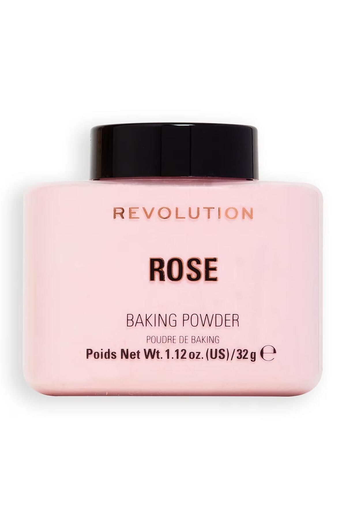 Revolution Loose Baking Yarı Saydam Toz Pudra ROSE