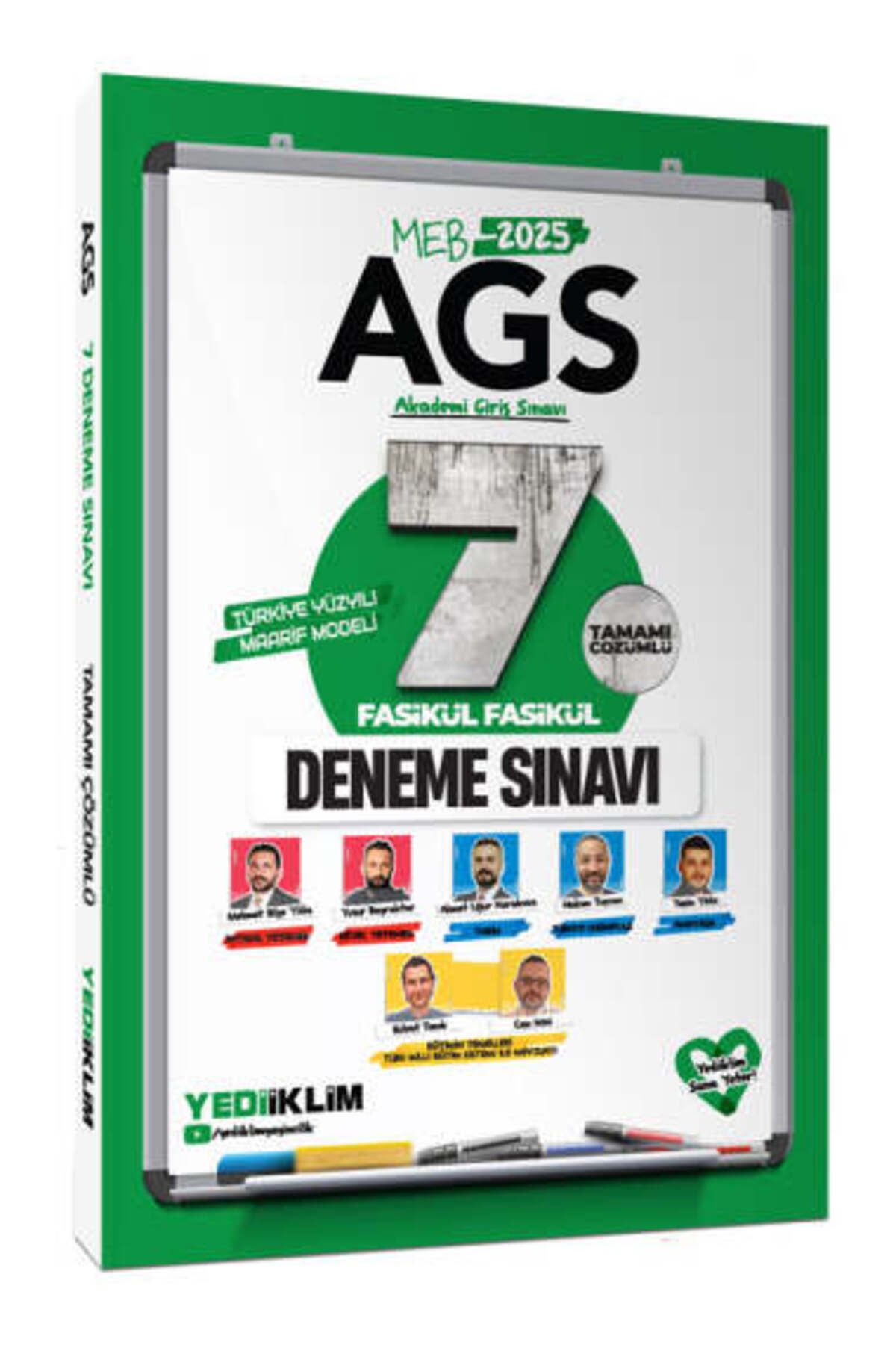 Garantör Akademi Yediiklim 2025 MEB AGS Tamamı Çözümlü 7 Fasikül Fasikül Deneme Sınavı Yeni