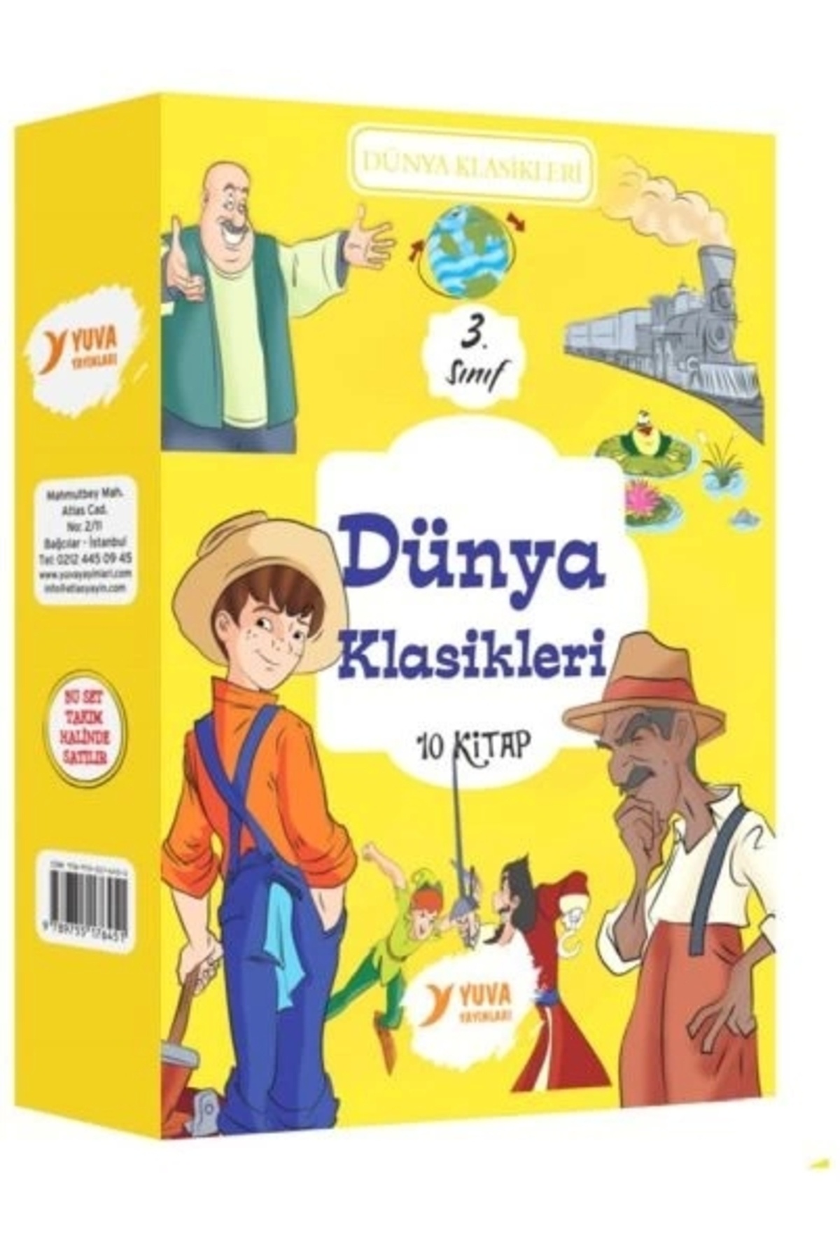Yuva Yayınları Dünya Klasikleri 3. Sınıf 10 Kitap