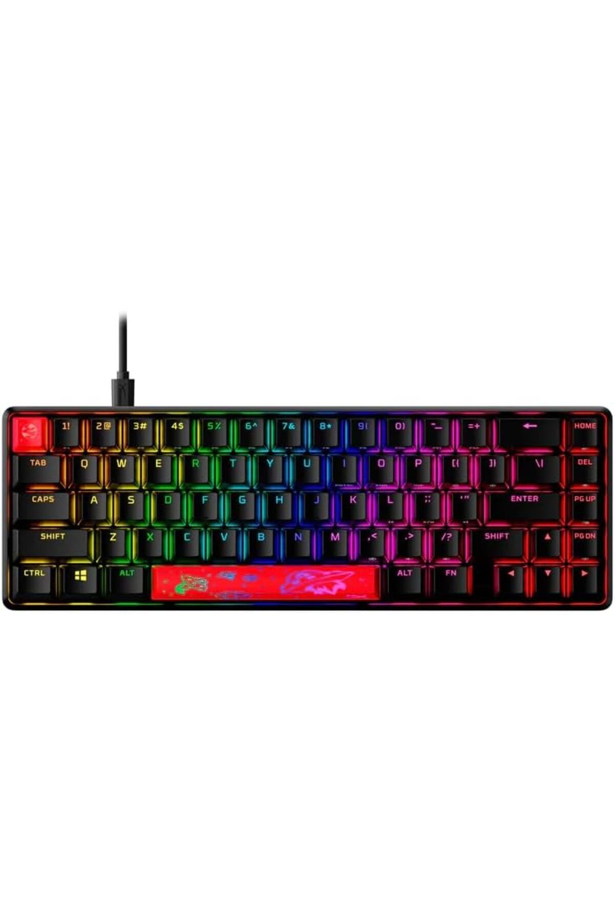 yenibagshop Alloy Origins 65 Red PBT US Klavye