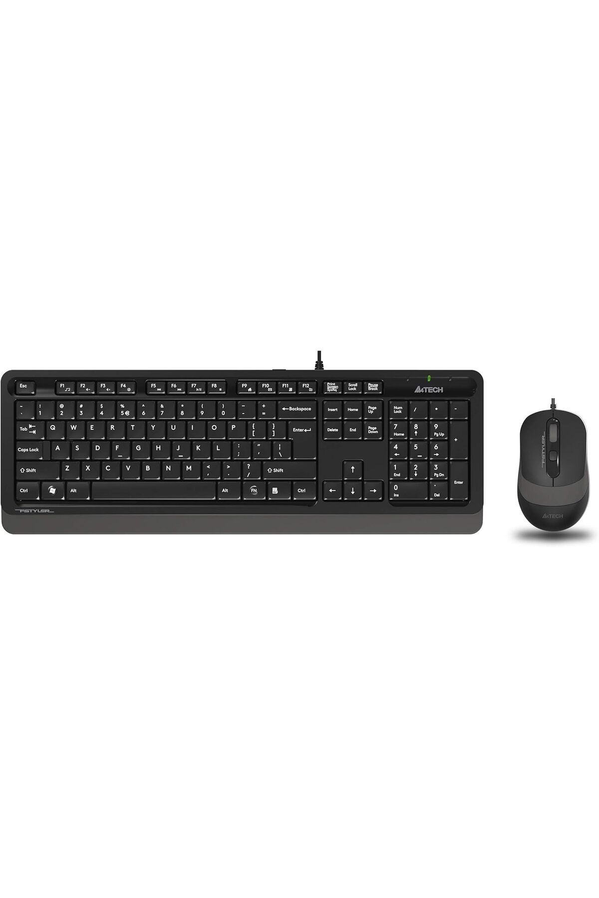 STOREMAX bystoreby F1010 Q USB Türkçe FN-Multimedya Klavye+Optik 1600DPI Siyah/Gri Mouse Set NewDesing 6462