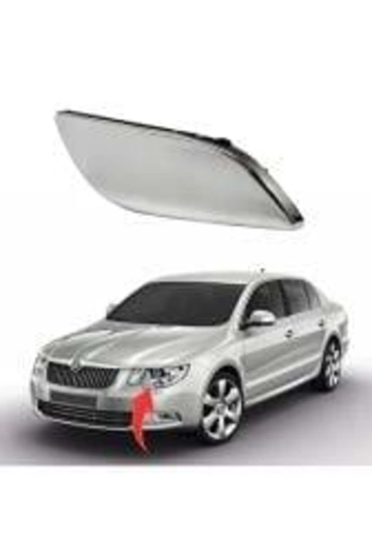 Orjinal Far Yıkama Kapağı Sol - Skoda Süper B - 2008 - 2013