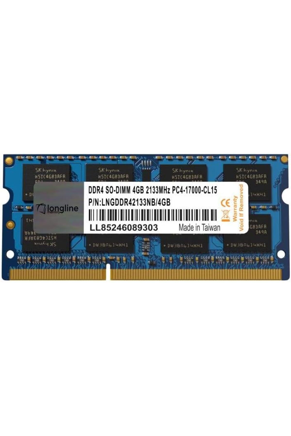 NcK 4GB DDR4 2133MHz Notebook Bellek CL15 PC4-17000 SO-DIMM LNGDDR42133NB/4GB