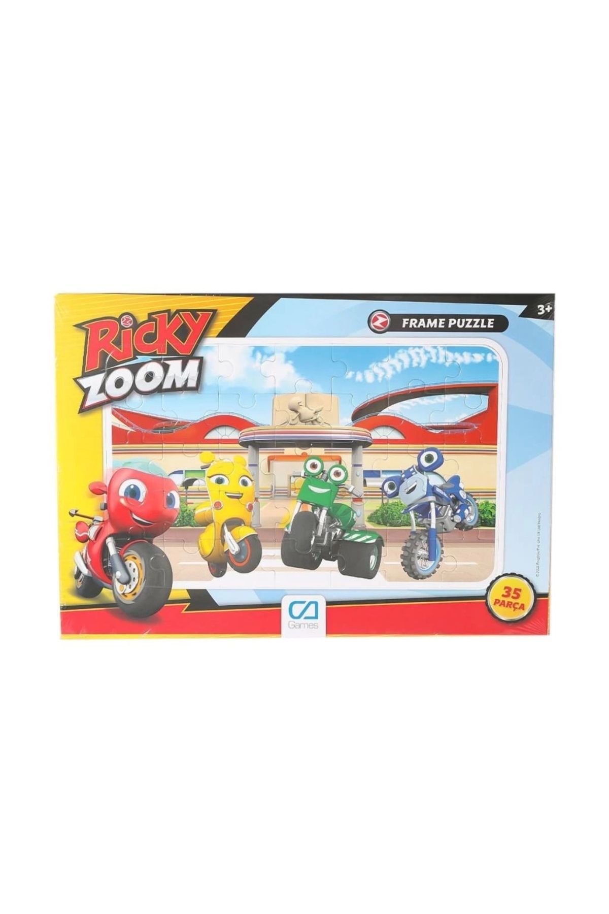 NessiWorld Cafrm-5115-5116 Ricky Zoom Frame Puzzle 35 Parça