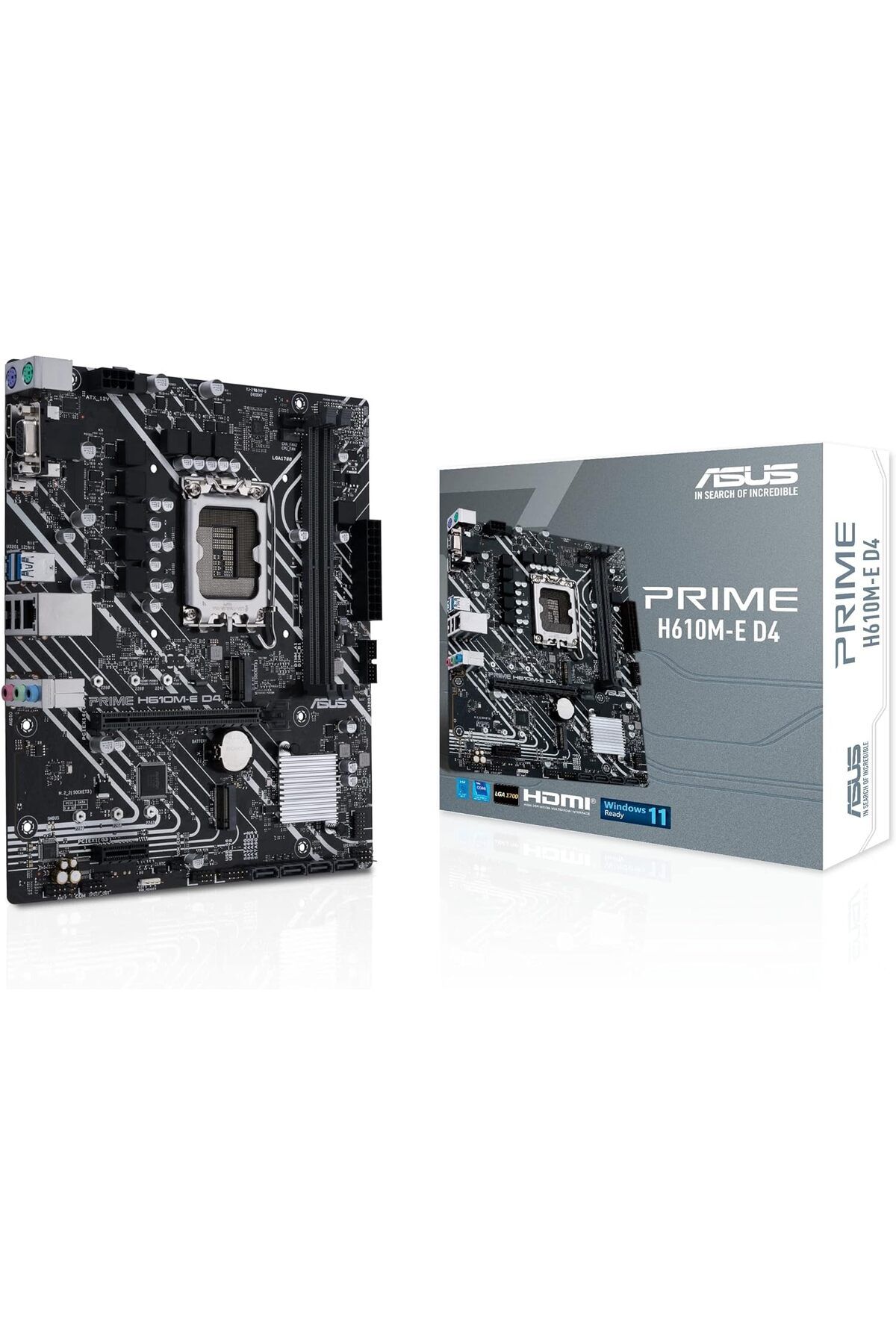 NcK Prime H610M-E D4 Intel H610 LGA1700 DDR4 3200 MHz mATX Anakart