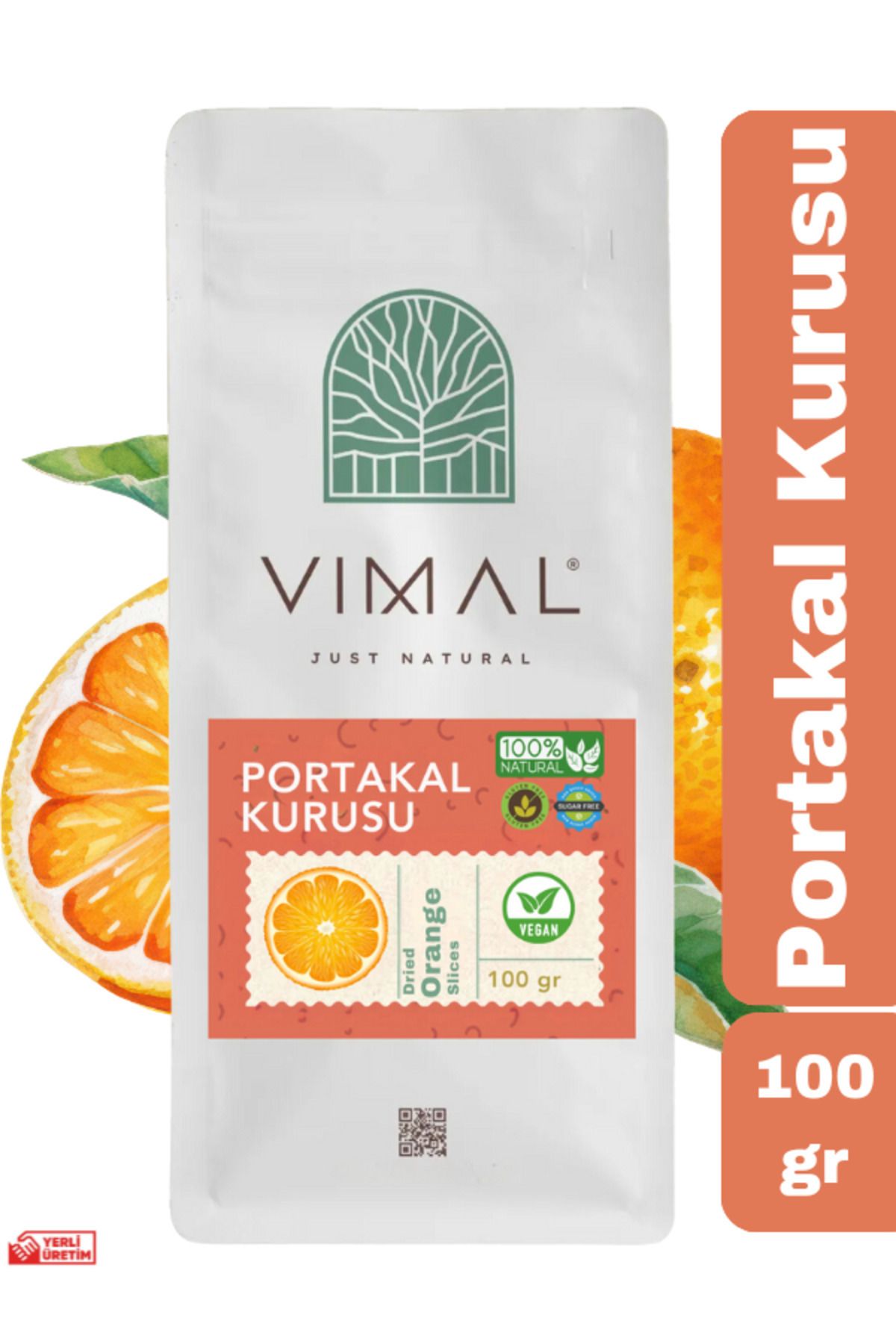 VIMAL Portakal Kurusu 100 gr ( Doğal Kurutulmuş Portakal )