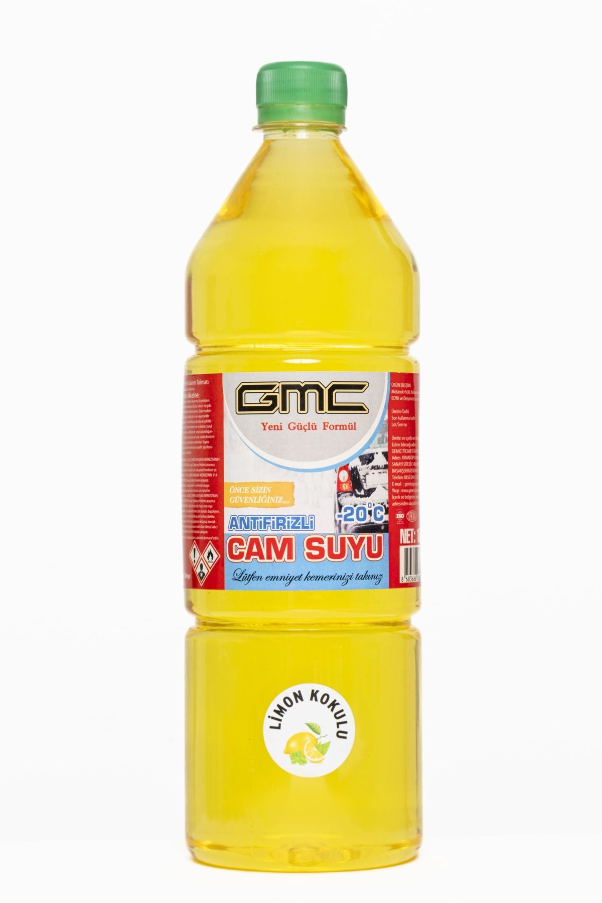 Gmc Oto Cam Suyu Limon Parfümlü Ve Antifrizli 1lt Sürpriz Hediyeli