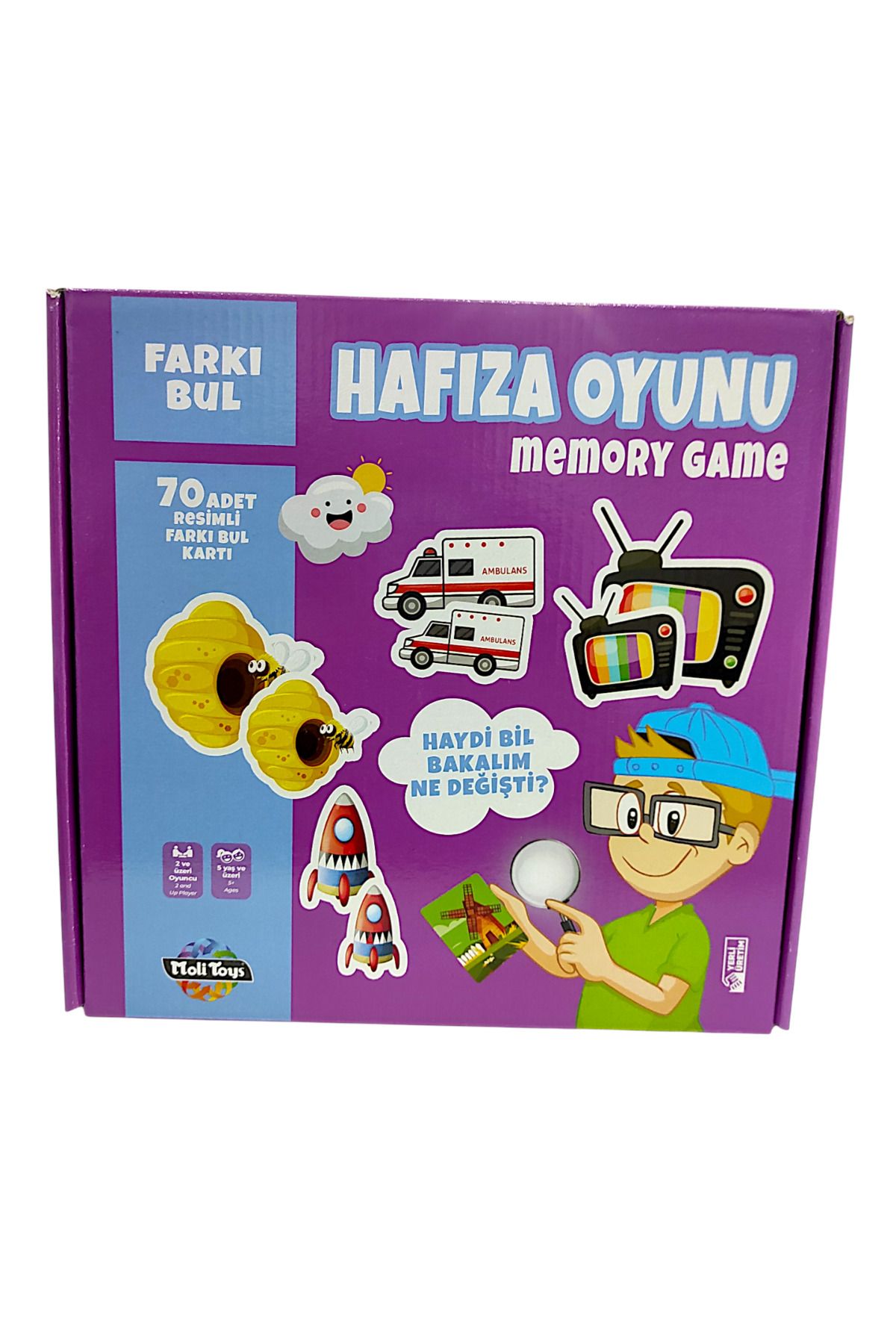 kaplantoys Farkı Bul Hafıza Oyunu (görsel, zeka, mantık, düşünme)