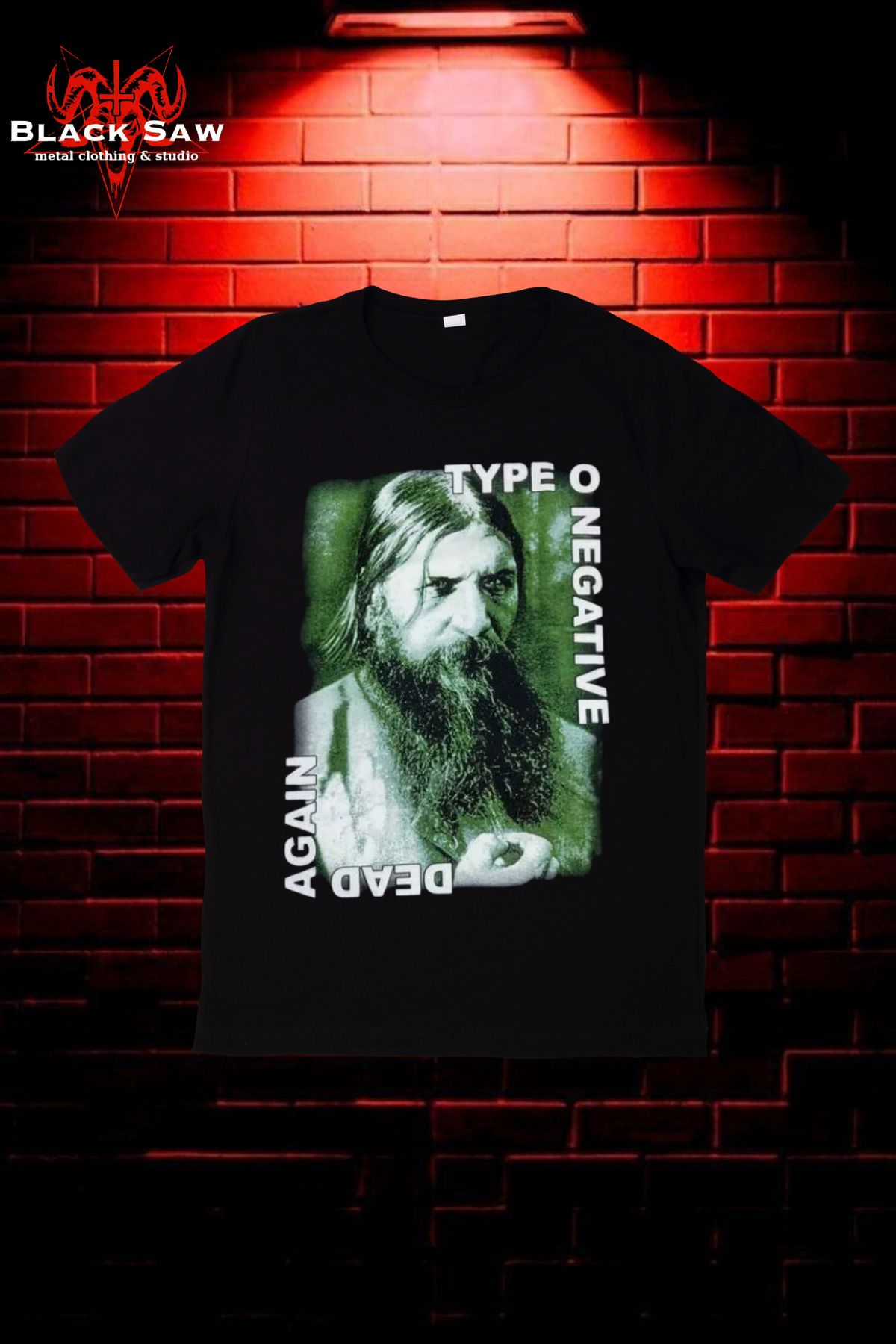 Valens Type O Negative Dead Again Gothic Metal Tshirt