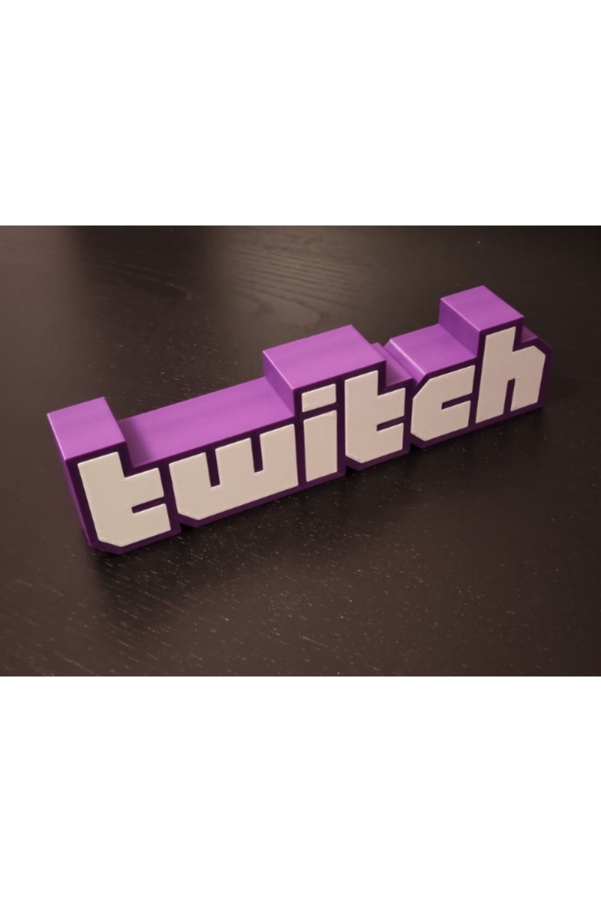 BYD3DTEKNO 18 cm Twitch Logosu , Logo