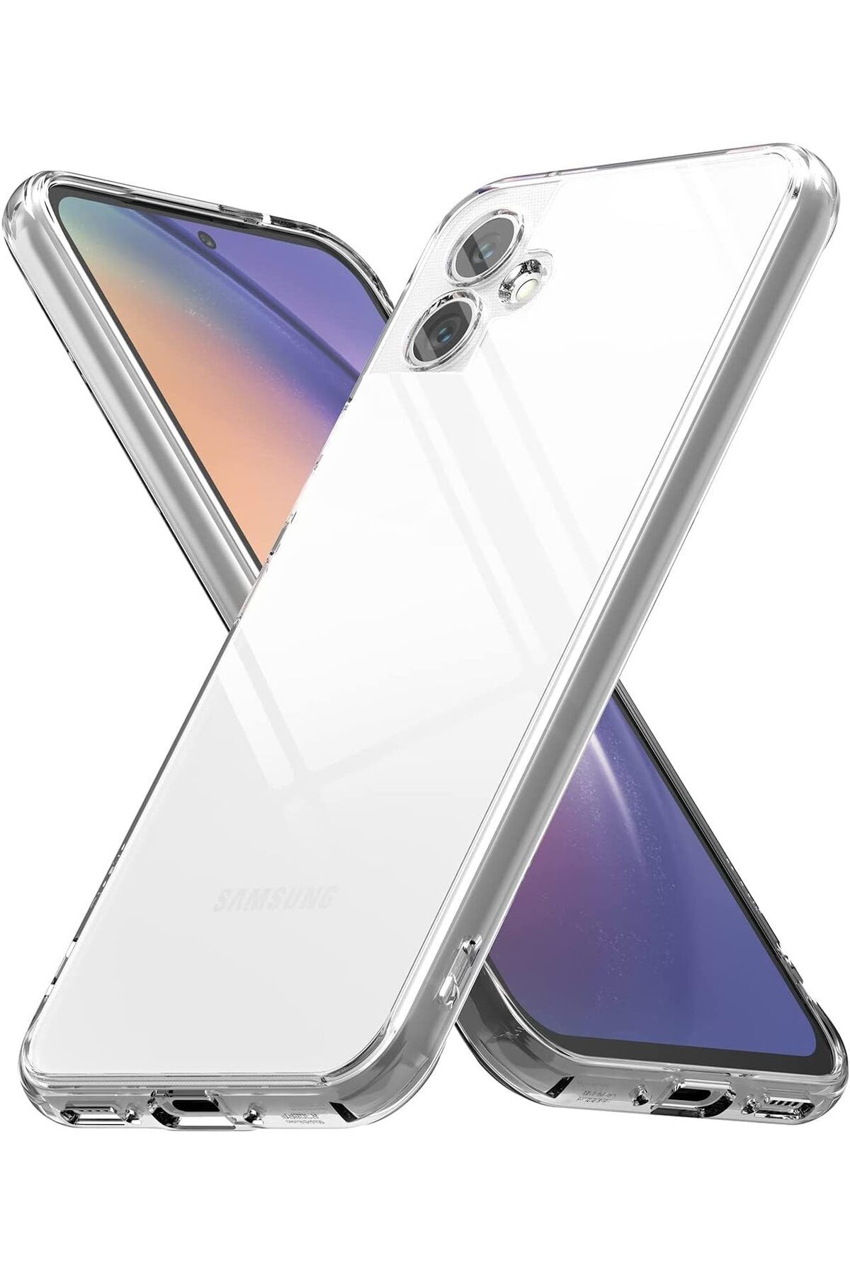 NcK Trend Samsung Galaxy A05 Şeffaf Kamera Korumalı Ultra Slim Tpu Şeffaf Kılıf.