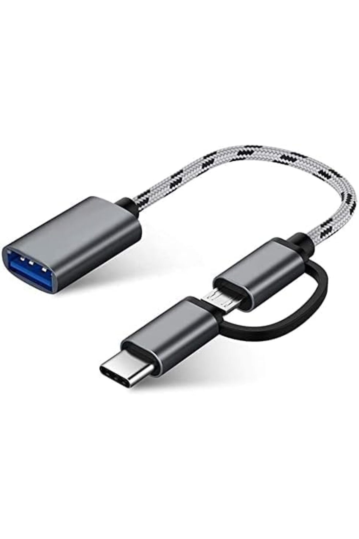 NcK 3.0 OTG To Type-C Micro USB Data Şarj Çevirici Dönüştürücü Adaptör