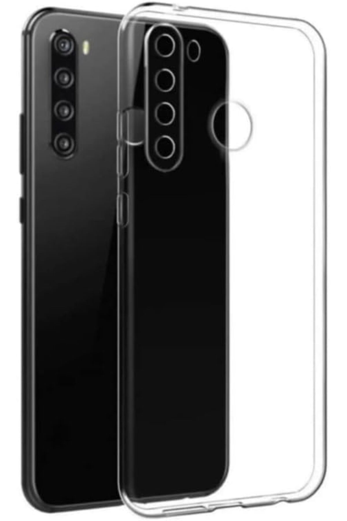 NcK Trend Xiaomi Redmi Note 8 Şeffaf Kamera Korumalı Ultra Slim Tpu Şeffaf Kılıf