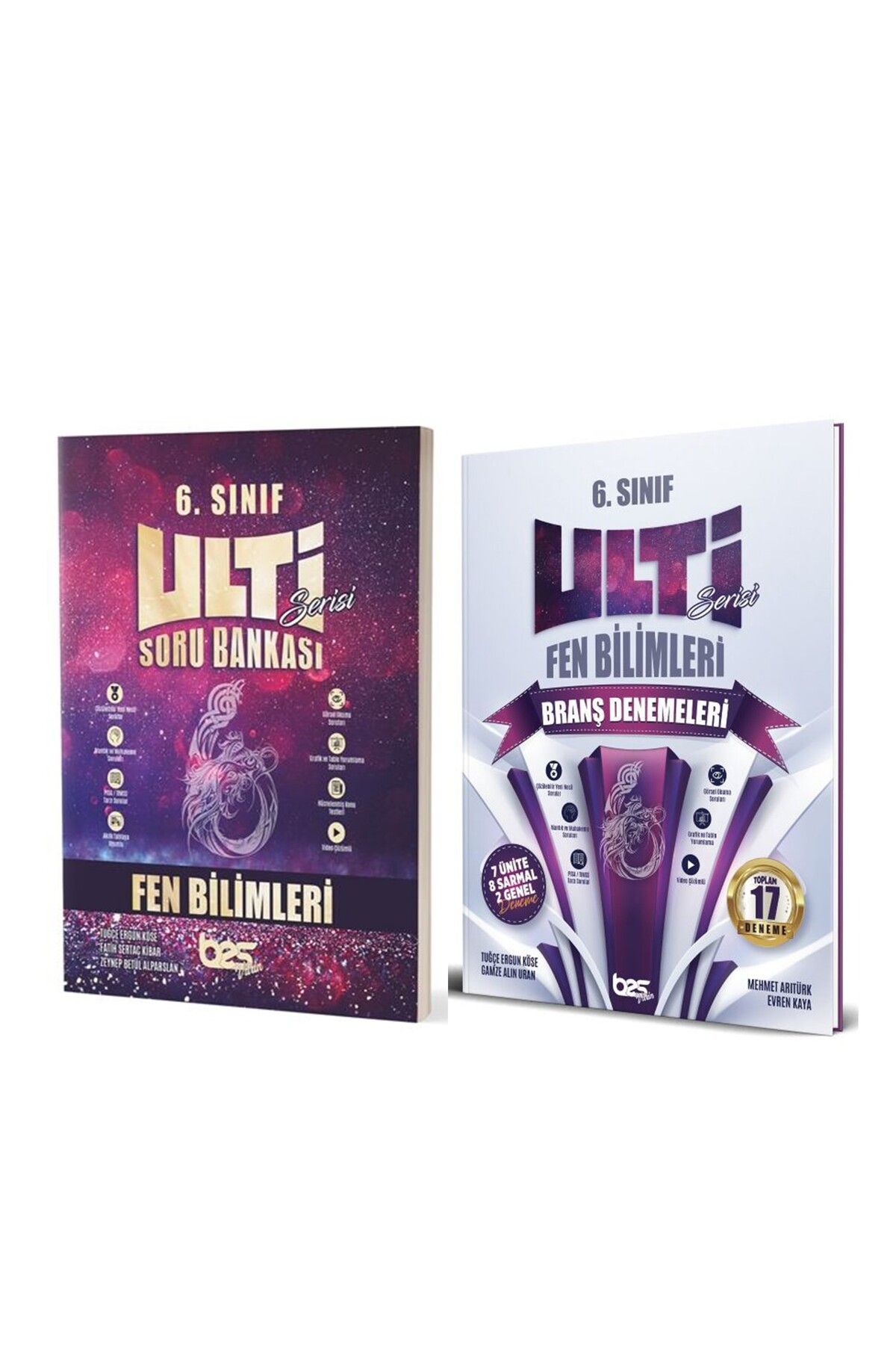 Ankara Kitap Merkezi Ulti Yayınları 6.Sınıf Fen Bilimleri Soru Bankası ve Deneme Seti 2 Kitap