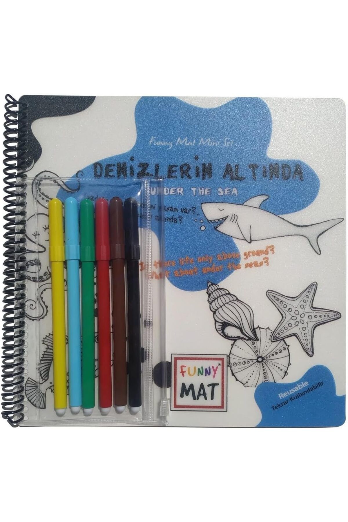 STOREMAX efshopx Çocuk Funny Mat Mini Set Denizlerin Altinda Kalemli New Desing 1002192