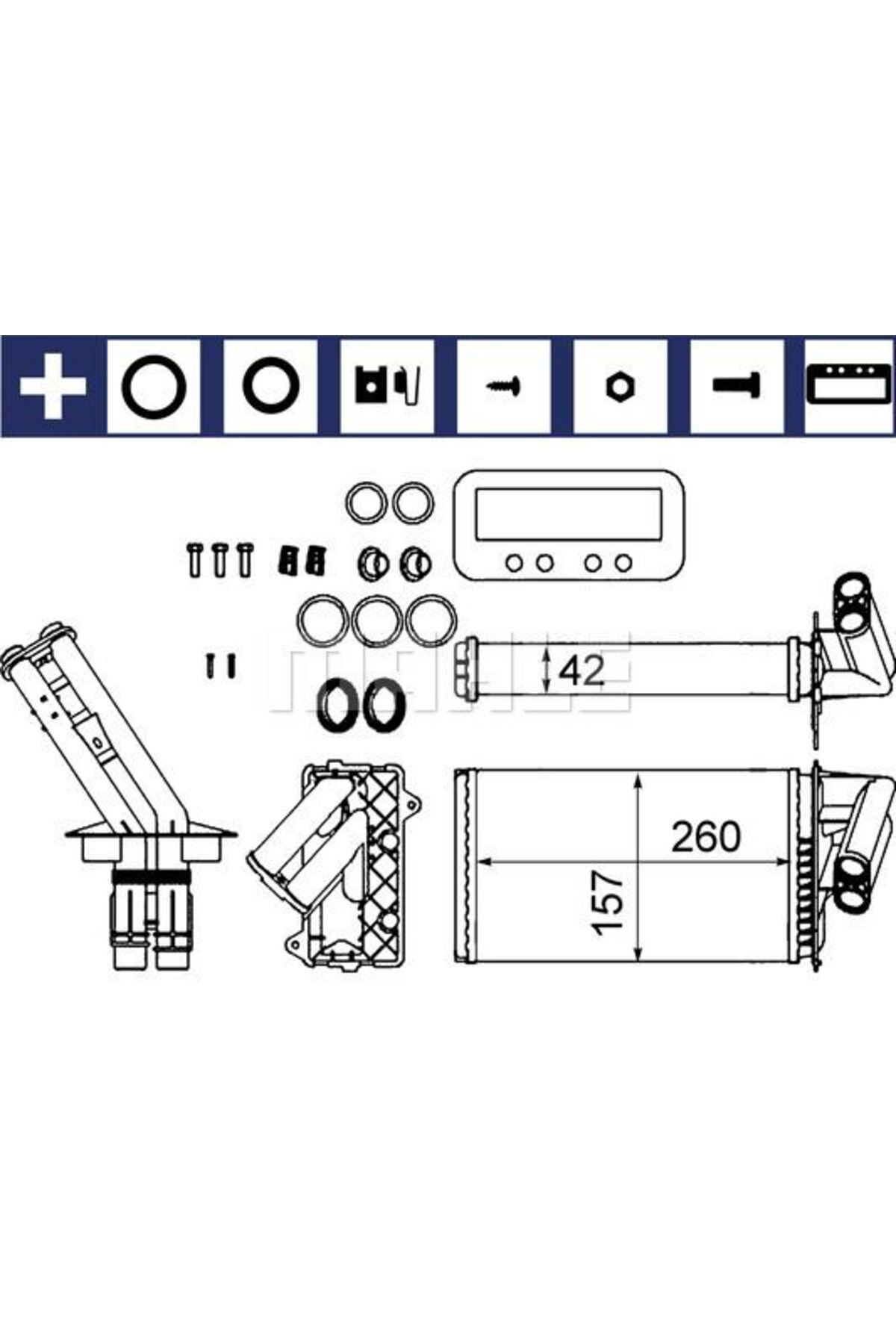 MAHLE KALORIFER RADYATORU LAGUNA I