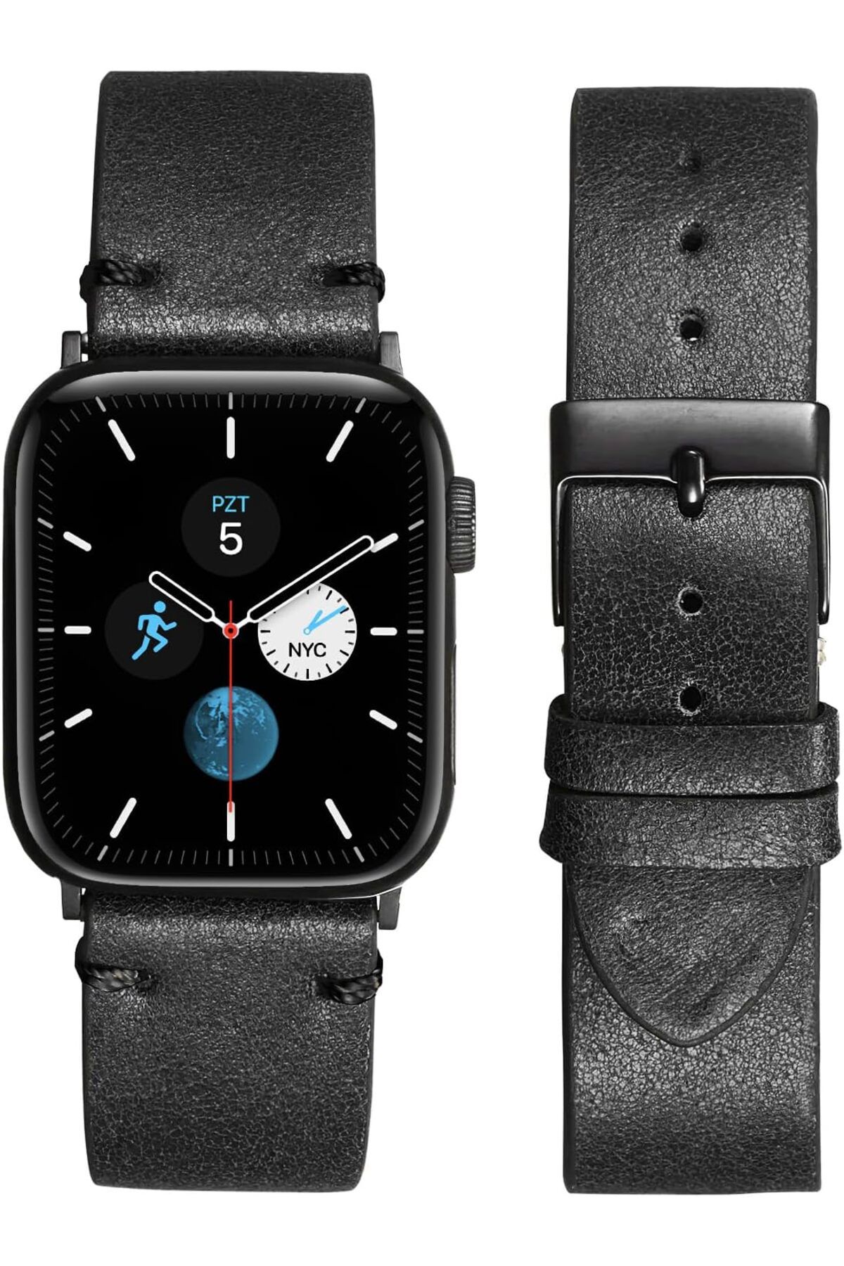 NcK Apple Watch El Yapımı Hakiki Deri Kordon 42-44-45-49 mm