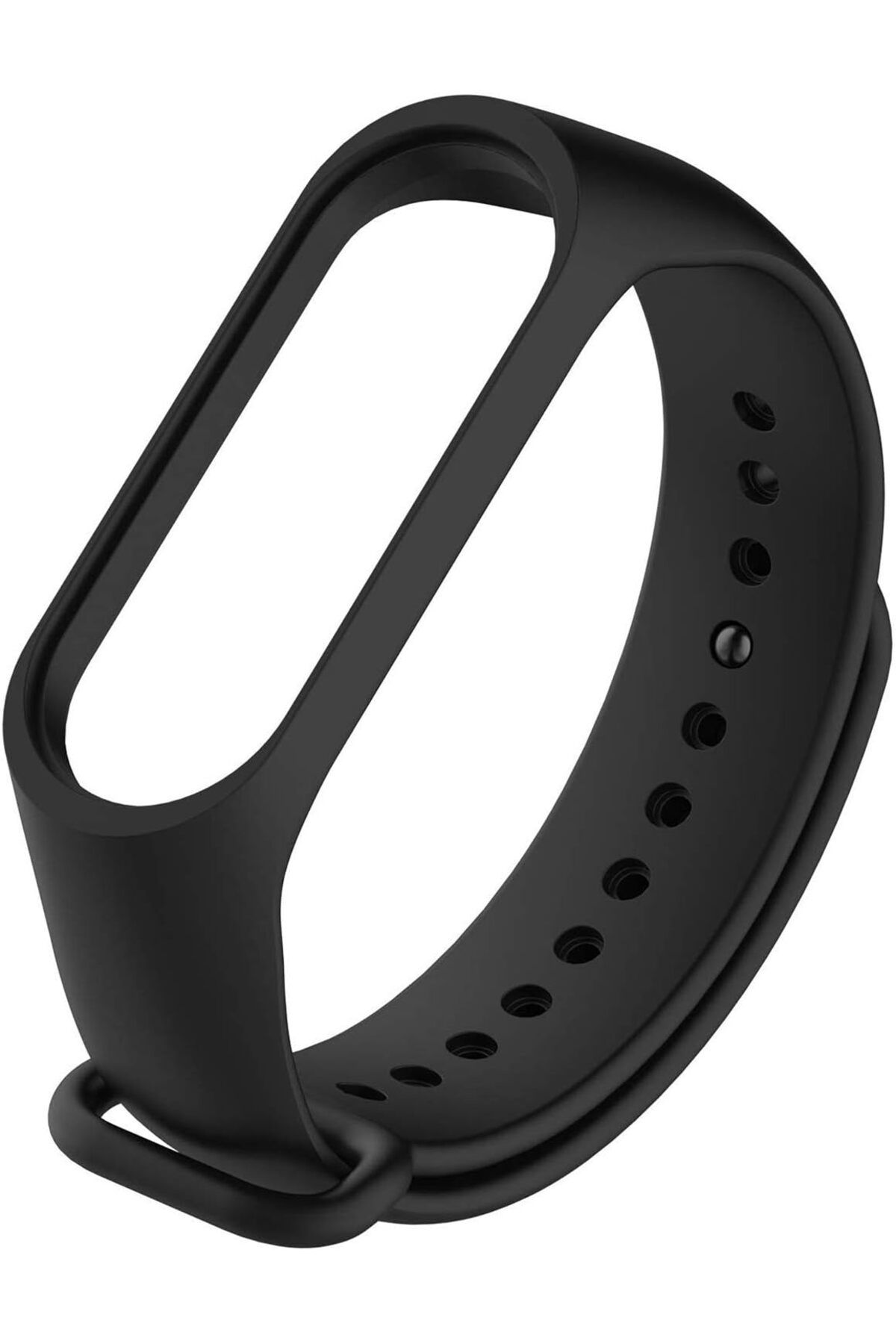 NcK Xiaomi Mi Band 3 / Mi Band 4 için Uyumlu Silikon kordon Siyah