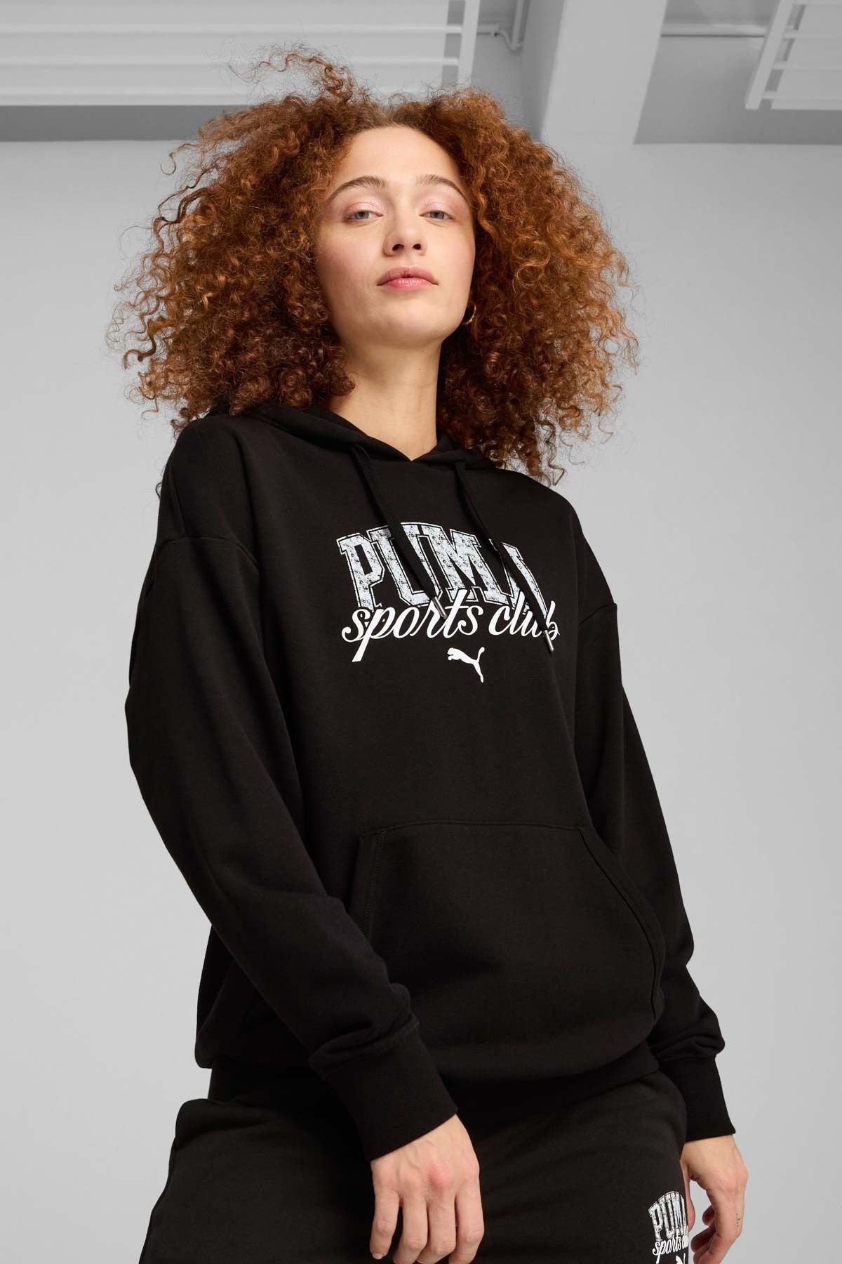 Puma CLASS Hoodie TR Siyah Kadın Sweatshirt