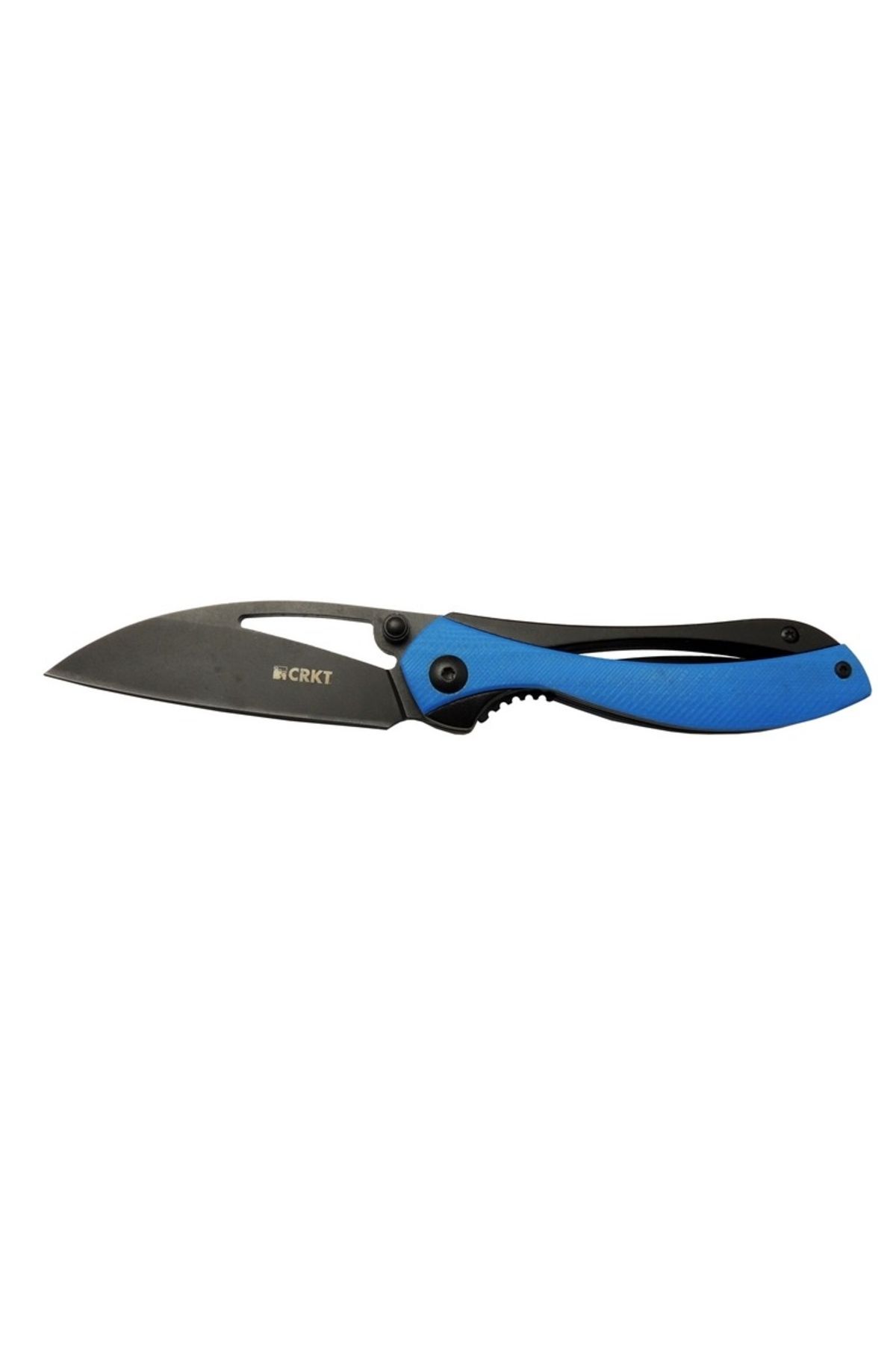 evimdeyokyok Crkt Pleroma 821A BL Mavi Kamp / Outdoor Çakı 18cm - Manuel, Kemerlikli, Kutulu TdrTR