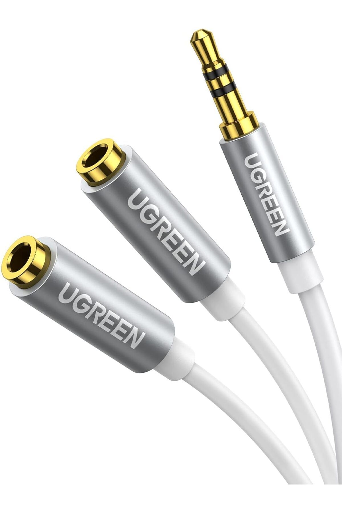 3.5 mm TRS Kulaklık Çoklayıcı Y Kablo Beyaz  1109945