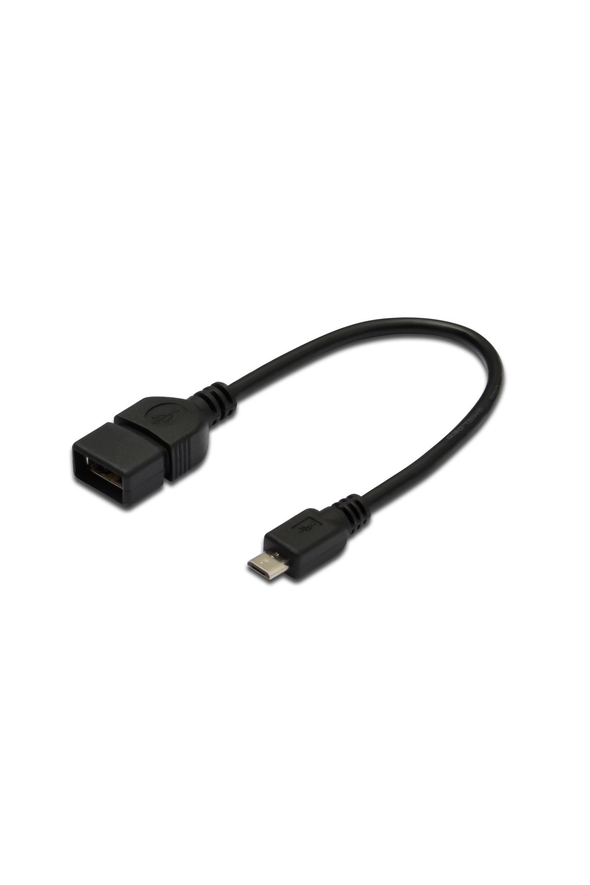 evimdeyokyok USB On-The-Go (OTG) Kablosu, 0,20 metre, AWG 28, USB A, dişi - Micro USB B, erkek TdrTR