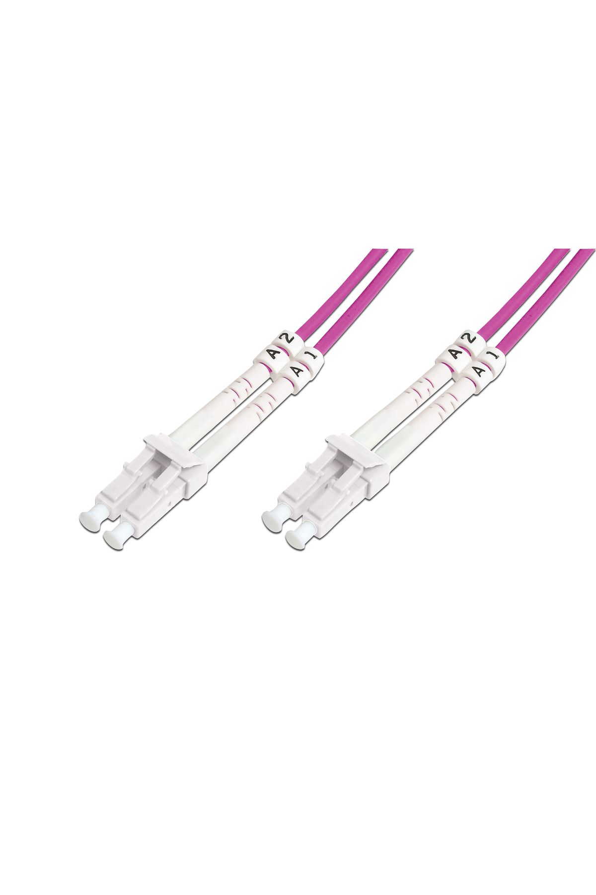 evimdeyokyok Beek LC-LC Fiber Optik Patch Kablo, Multimode OM 4 50/125 Duplex, 3.0mm, LSZH, 1 metre TdrTR