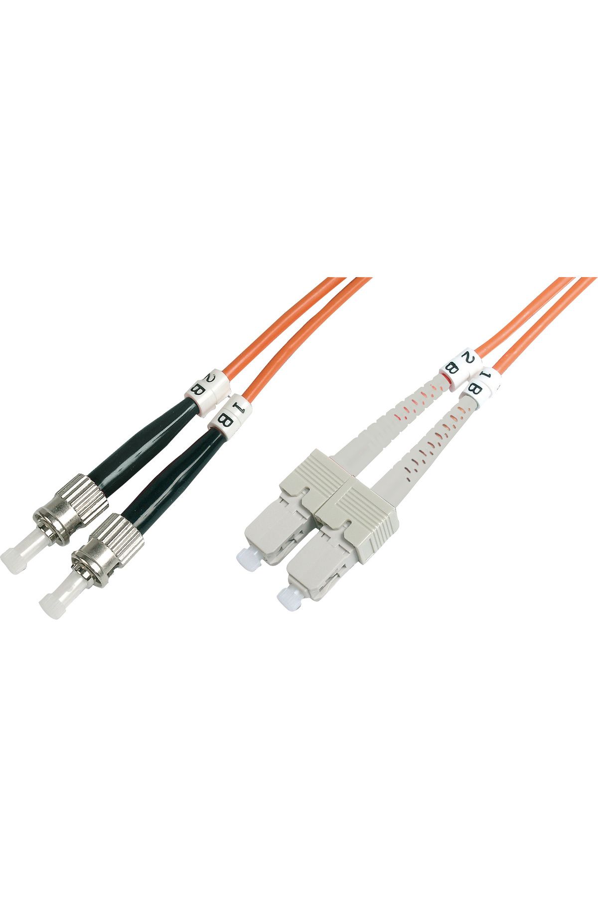 evimdeyokyok Beek ST-SC Fiber Optik Patch Kablo, Multimode OM 2 50/125 Duplex, 3.0mm, LSZH, 3 metre TdrTR