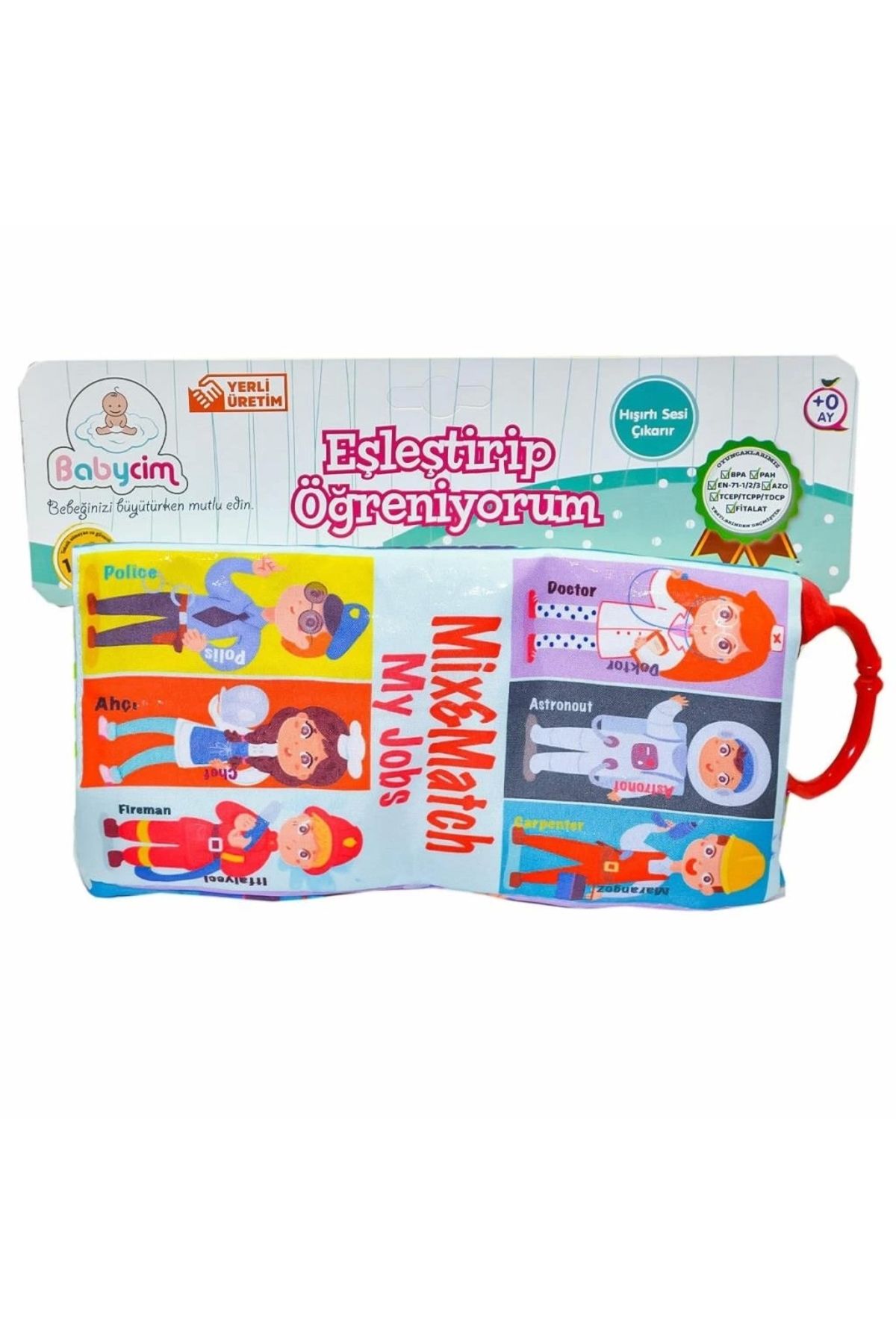 TWOX Çocuk URT003-20 Eşleştirip Öğreniyorum Meslekler - Birlik Toys