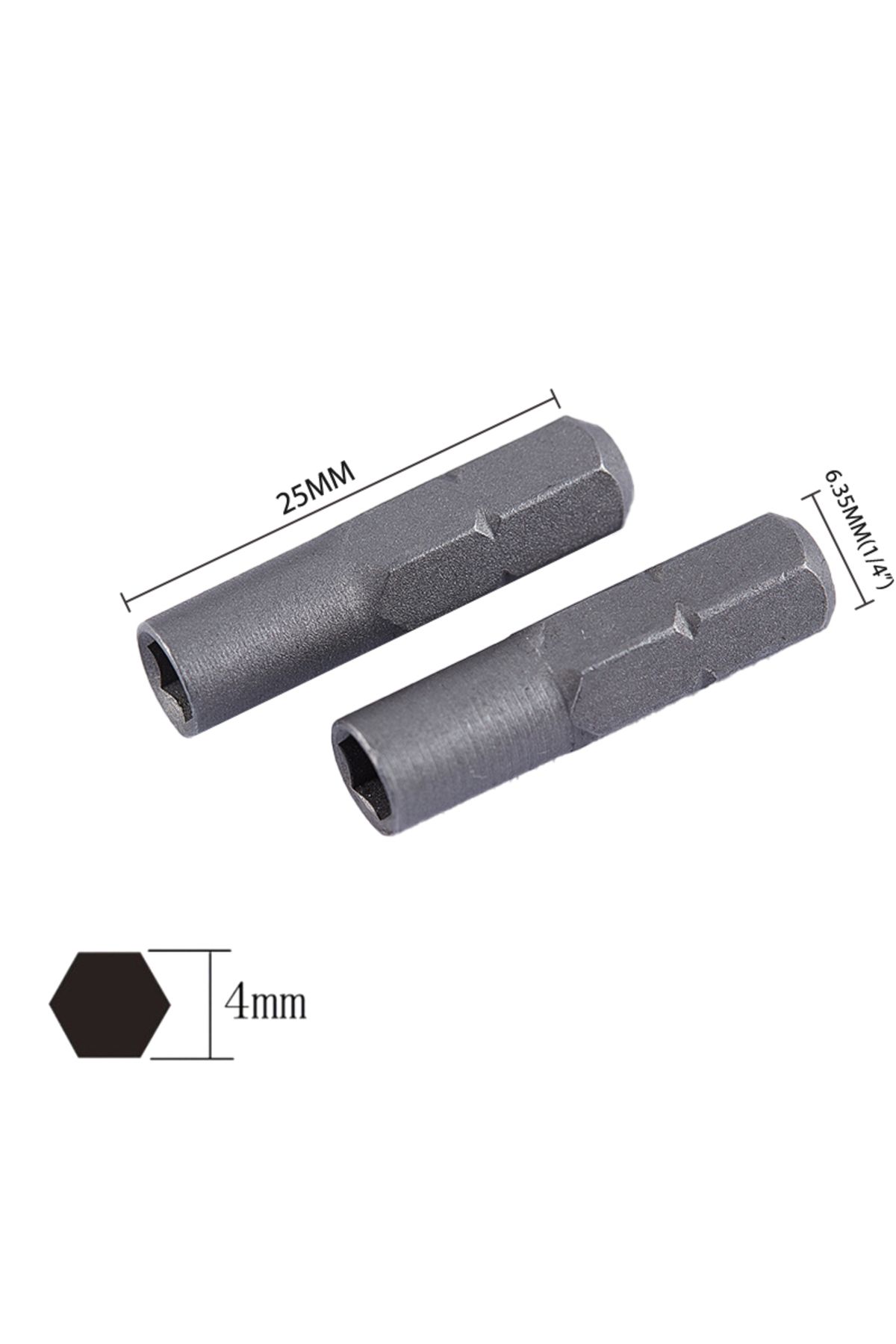 Choice-1pc Electric Screwdriver Bit Hex 1/4" 6.35mm Hex Shank To 4mm Socket Driver Bit Adapter For Preci... 3