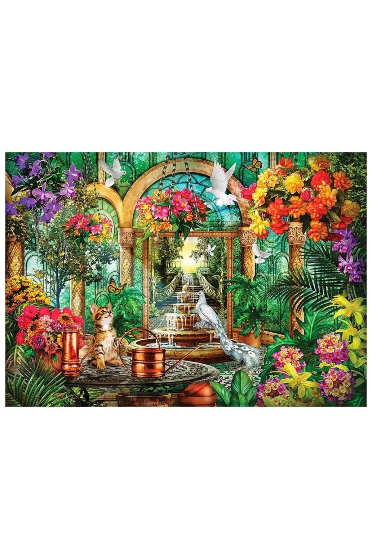 Basic Fun Çocuk KS Atrium 2000 Parça Puzzle