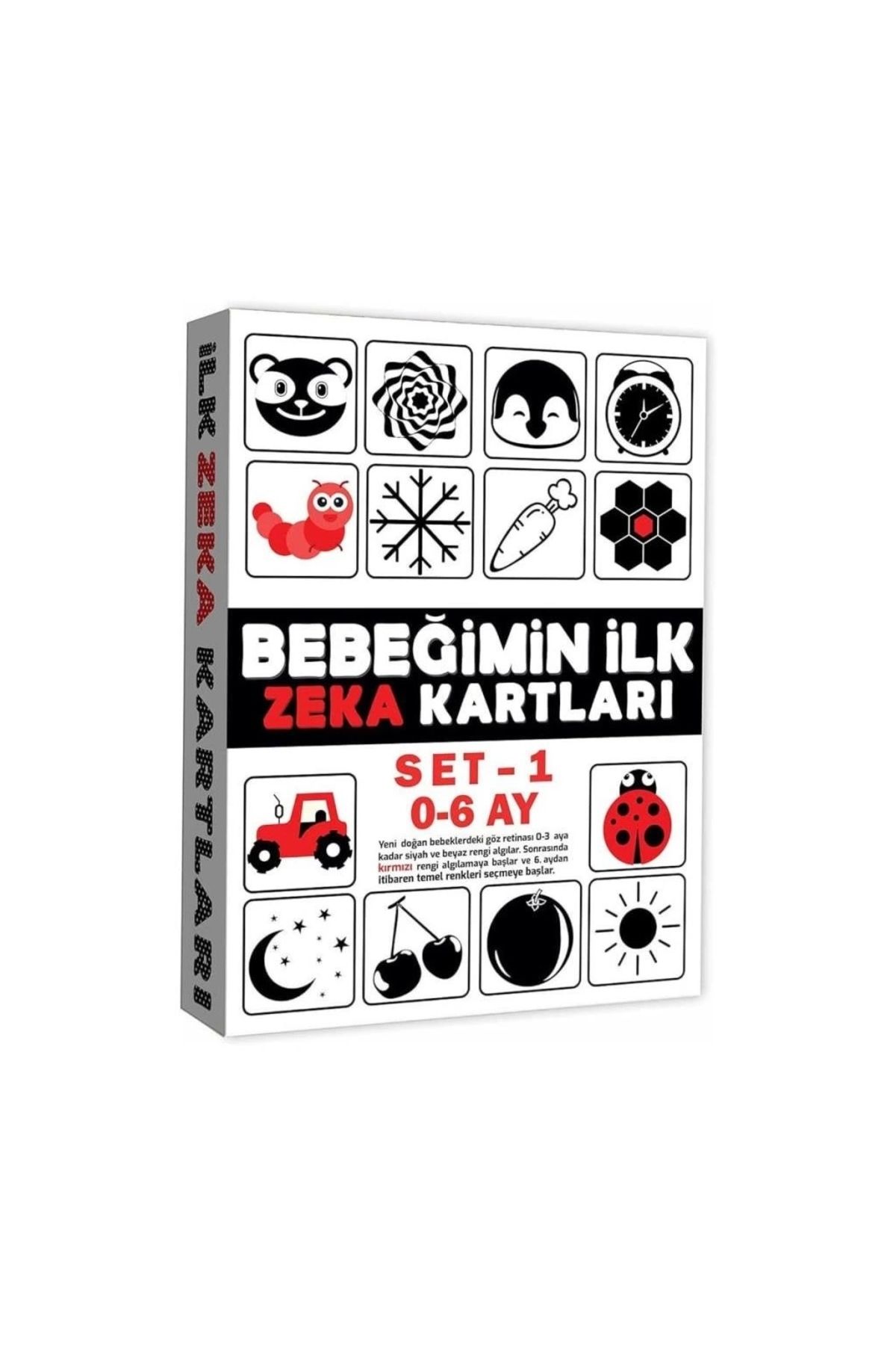 Basic Fun 2199 Eğitici Kartlar 0-6 Ay Zeka Kartları