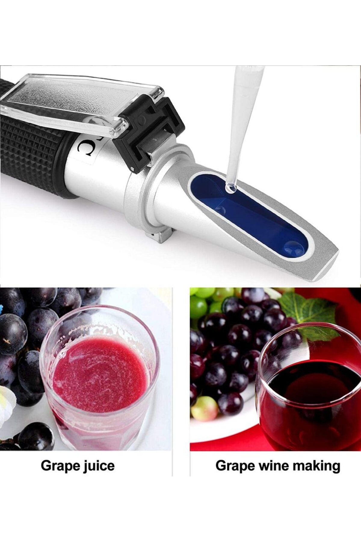 LPPCOLTD-Wine Refractometer Brewing Measuring Sugar Content In Original Grape Juice & Predicting Wine Alco... 5